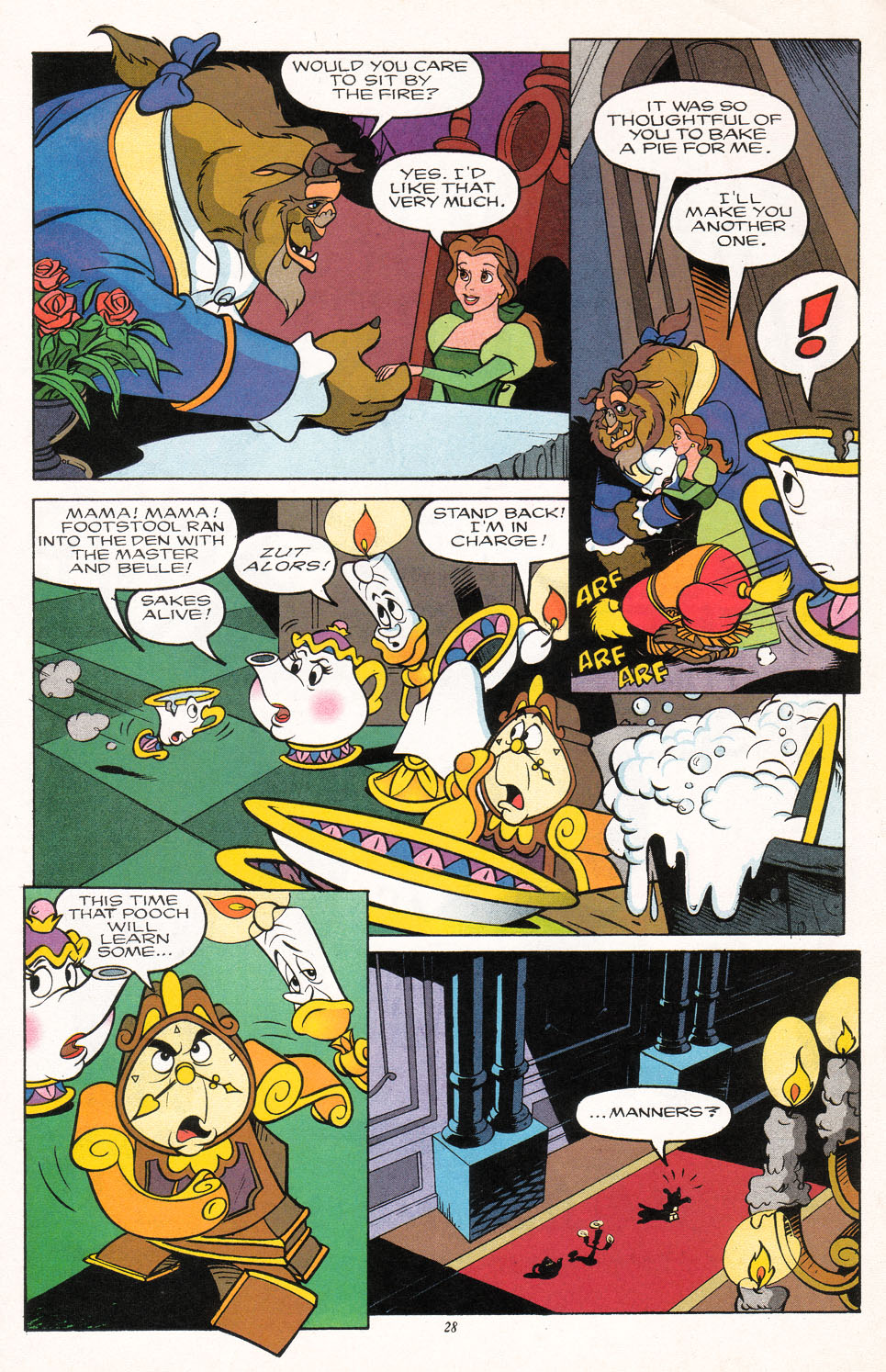 Read online Disney's Beauty and the Beast comic -  Issue #13 - 30