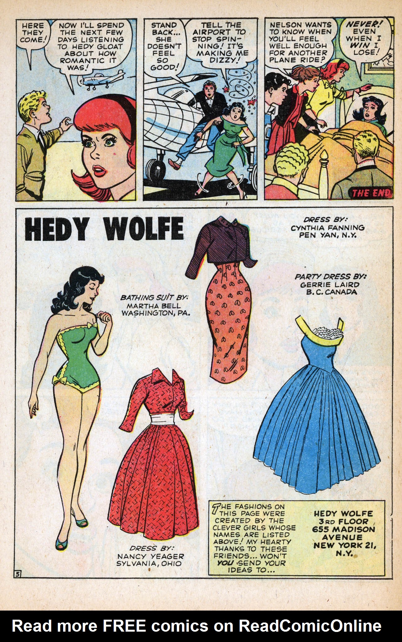 Read online Patsy and Hedy comic -  Issue #60 - 7