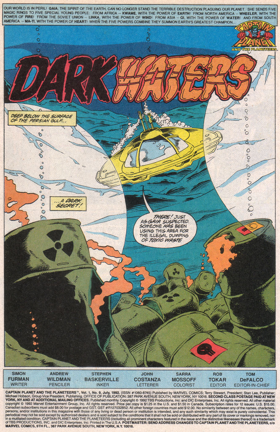 Read online Captain Planet and the Planeteers comic -  Issue #9 - 3