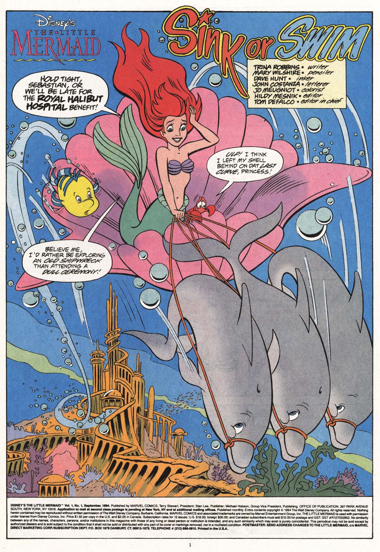 Read online Disney's The Little Mermaid comic -  Issue #1 - 3