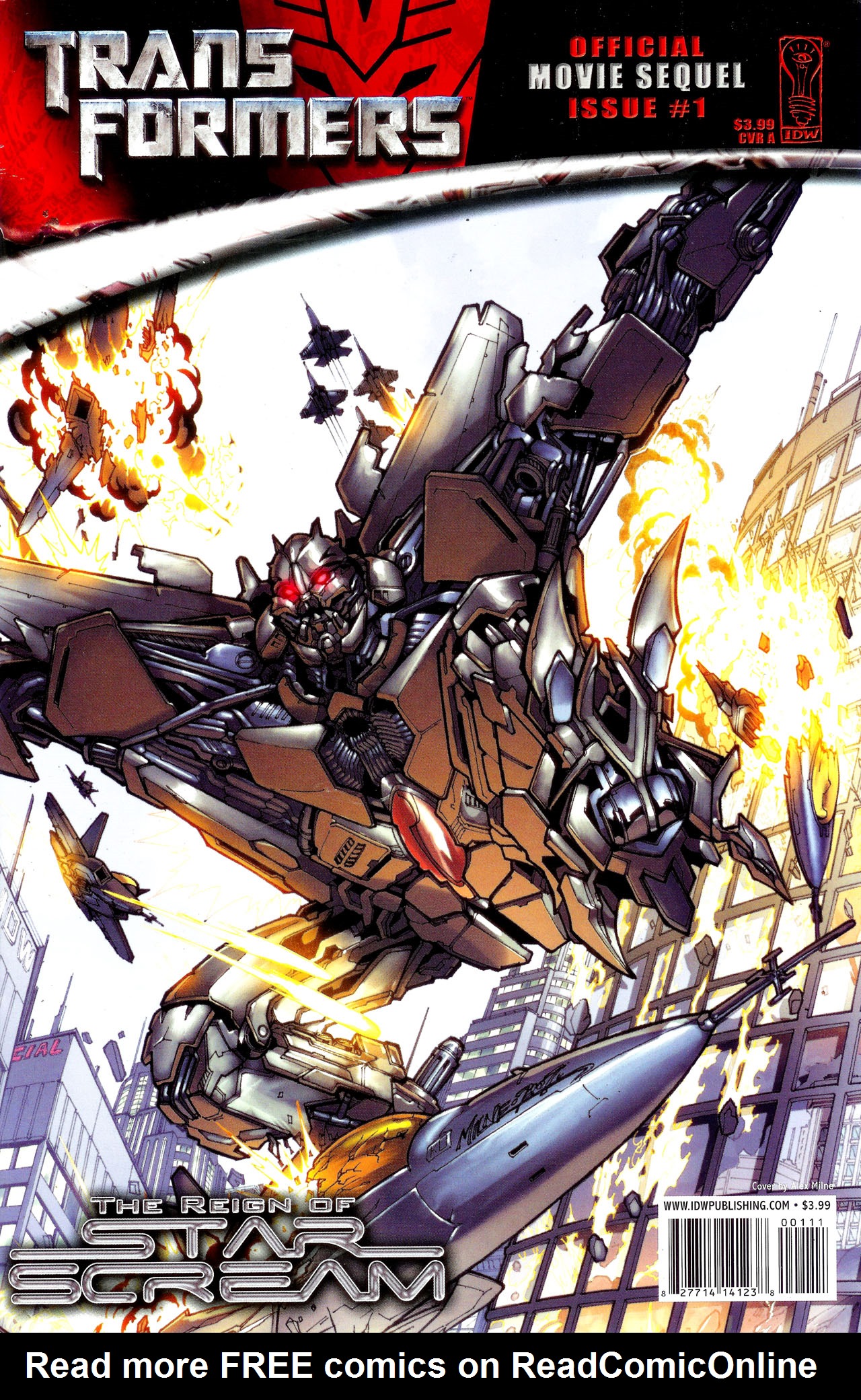Read online Transformers: The Reign of Starscream comic -  Issue #1 - 1