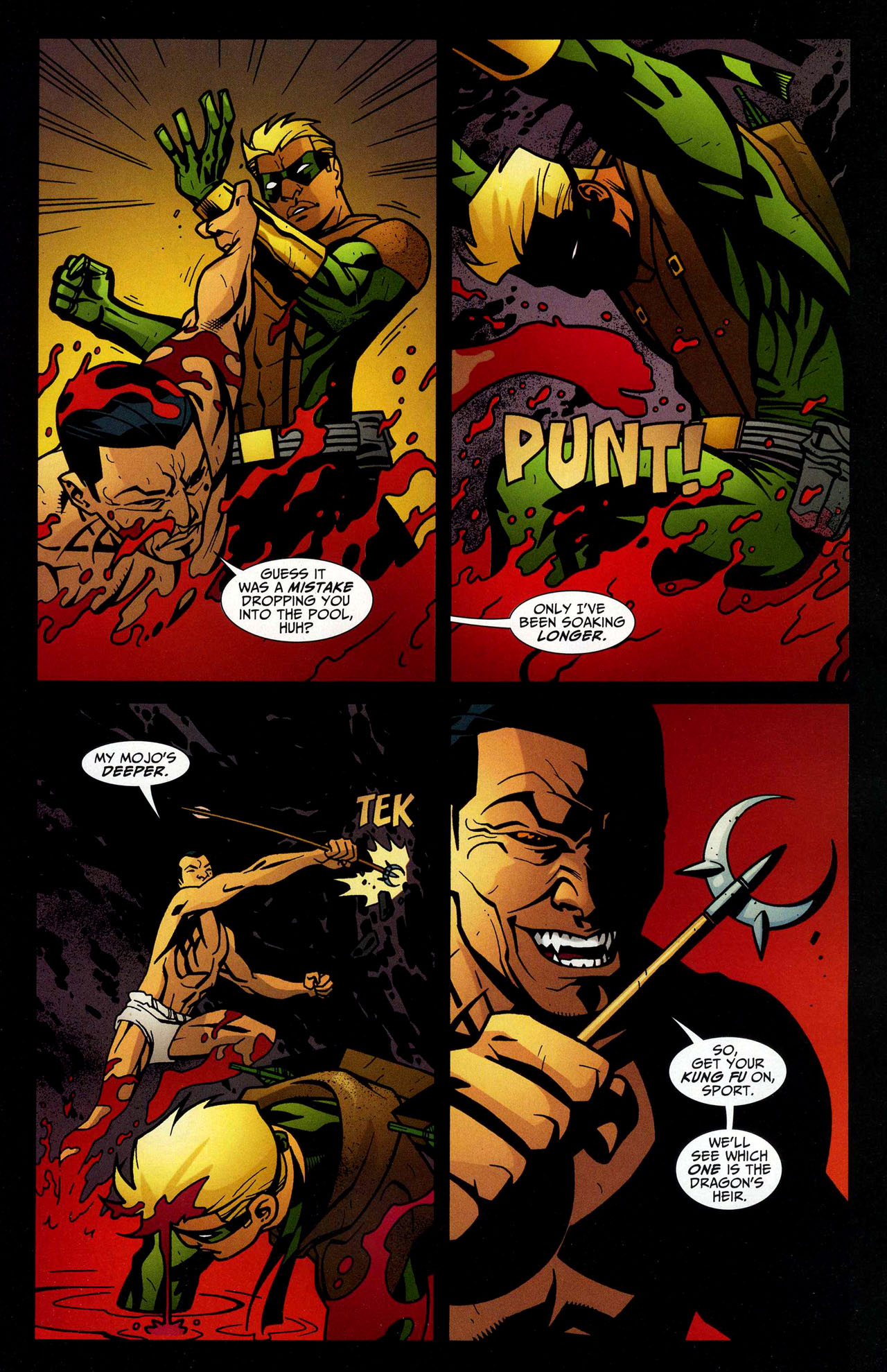 Read online Connor Hawke:  Dragon's Blood comic -  Issue #6 - 17