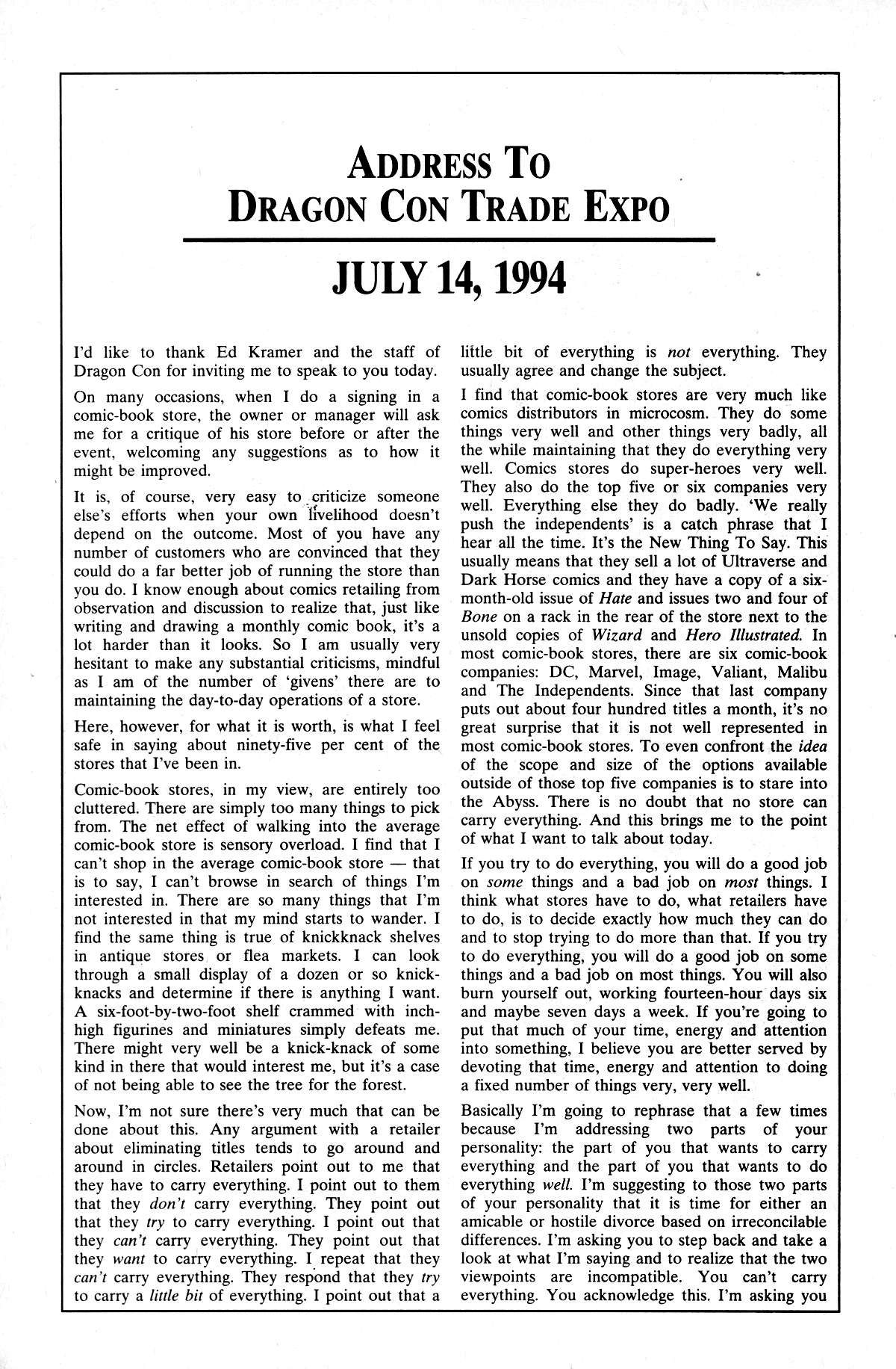 Read online Cerebus comic -  Issue #187 - 40