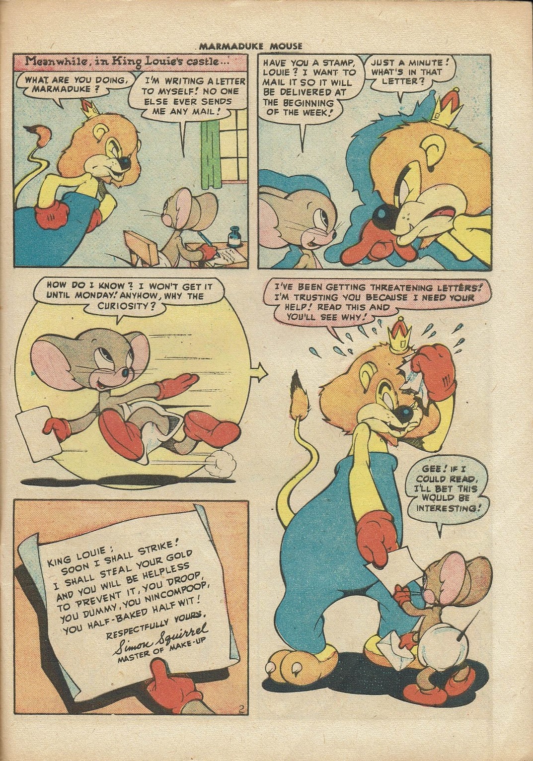 Read online Marmaduke Mouse comic -  Issue #7 - 45