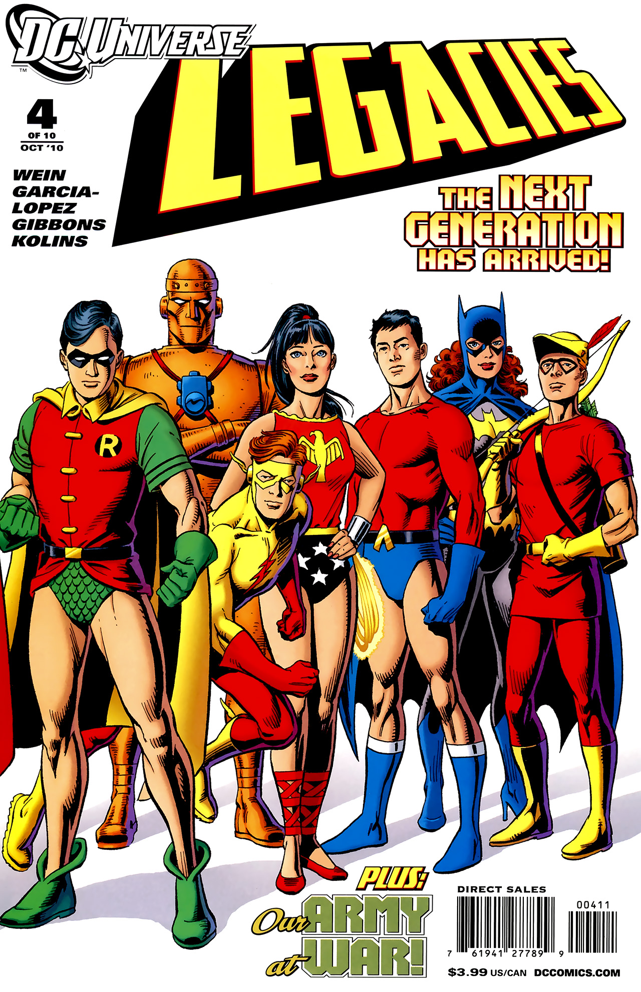 Read online DC Universe: Legacies comic -  Issue #4 - 1