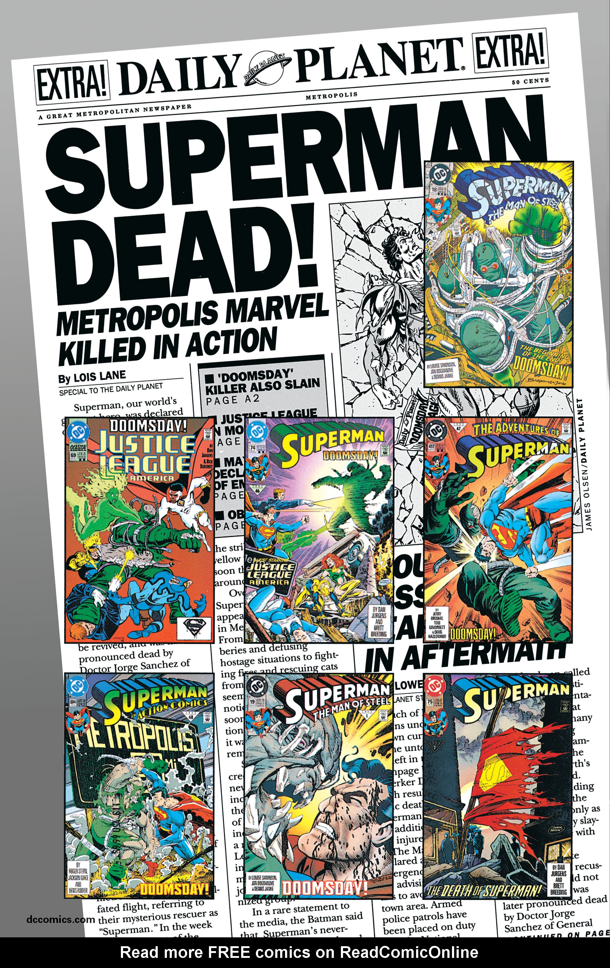 Read online The Death of Superman comic -  Issue # Full - 162