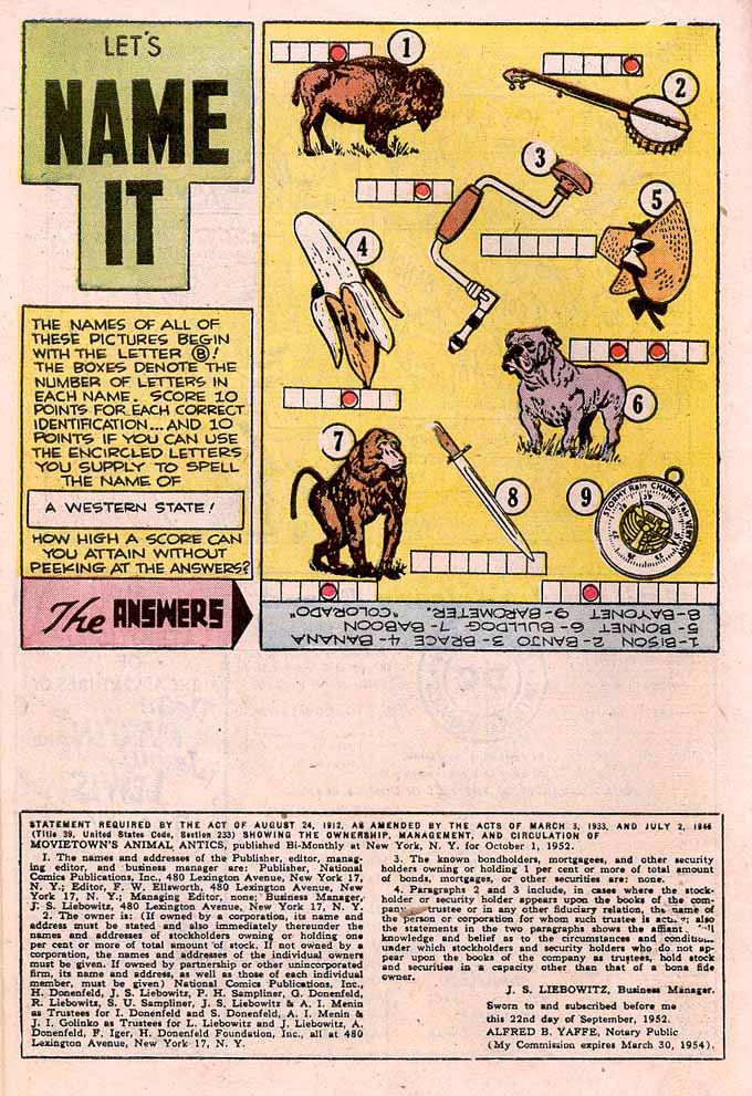 Read online Animal Antics comic -  Issue #43 - 10