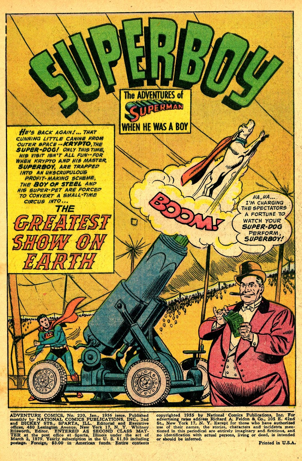Adventure Comics (1938) issue 220 - Page 3