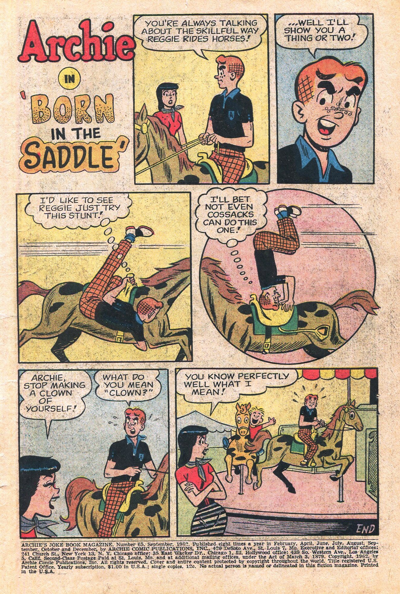 Read online Archie's Joke Book Magazine comic -  Issue #65 - 3