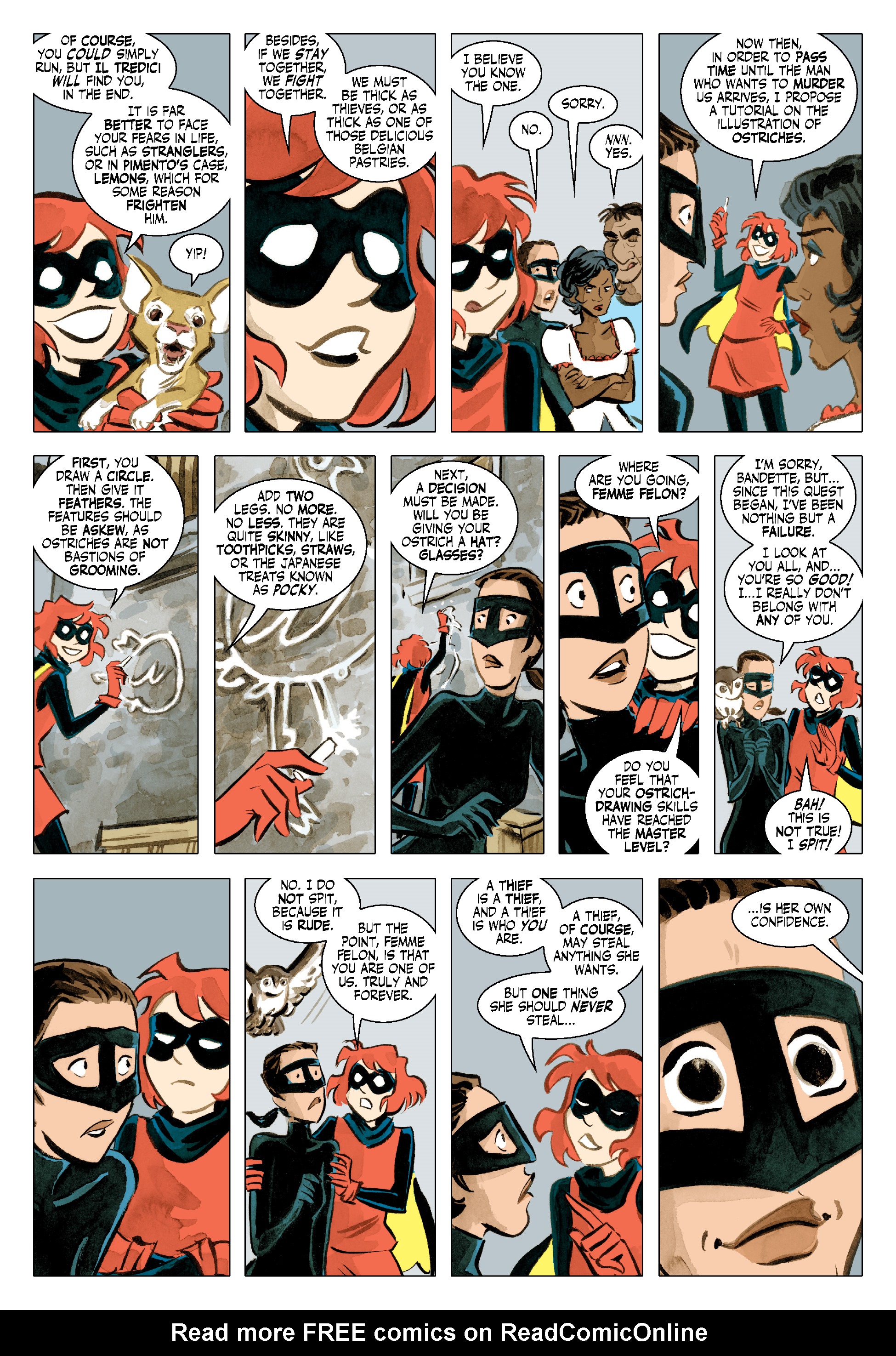 Read online Bandette (2012) comic -  Issue #18 - 19