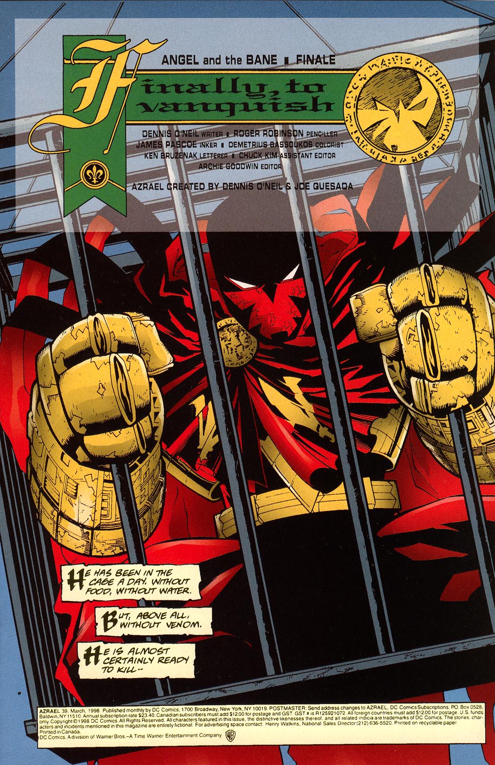 Read online Azrael (1995) comic -  Issue #39 - 2