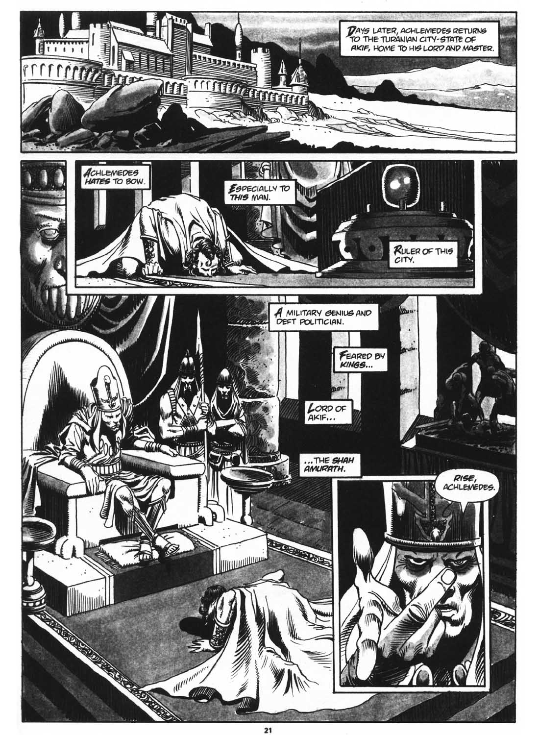 Read online The Savage Sword Of Conan comic -  Issue #160 - 23