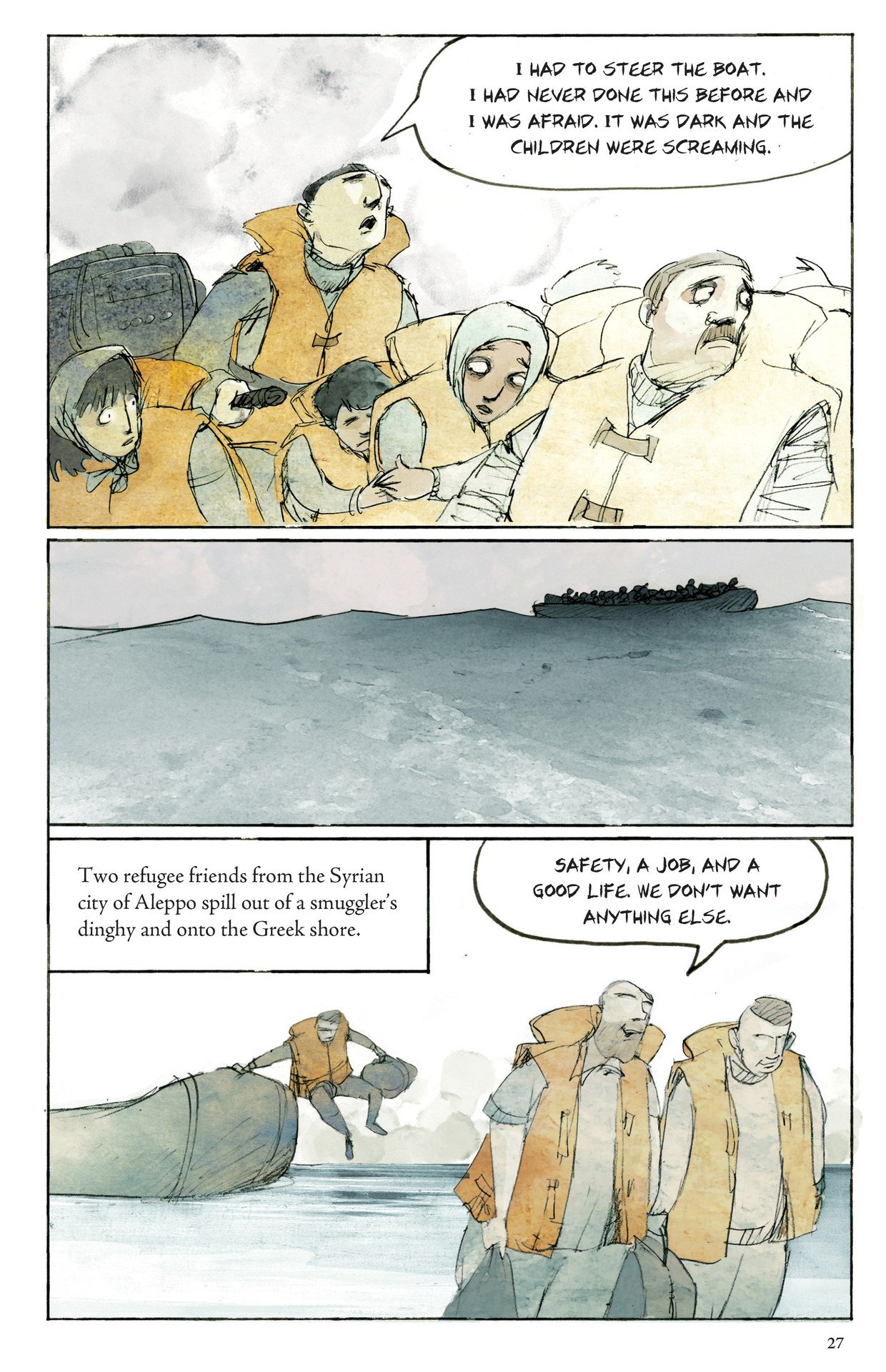Read online The Unwanted: Stories of the Syrian Refugees comic -  Issue # TPB - 26