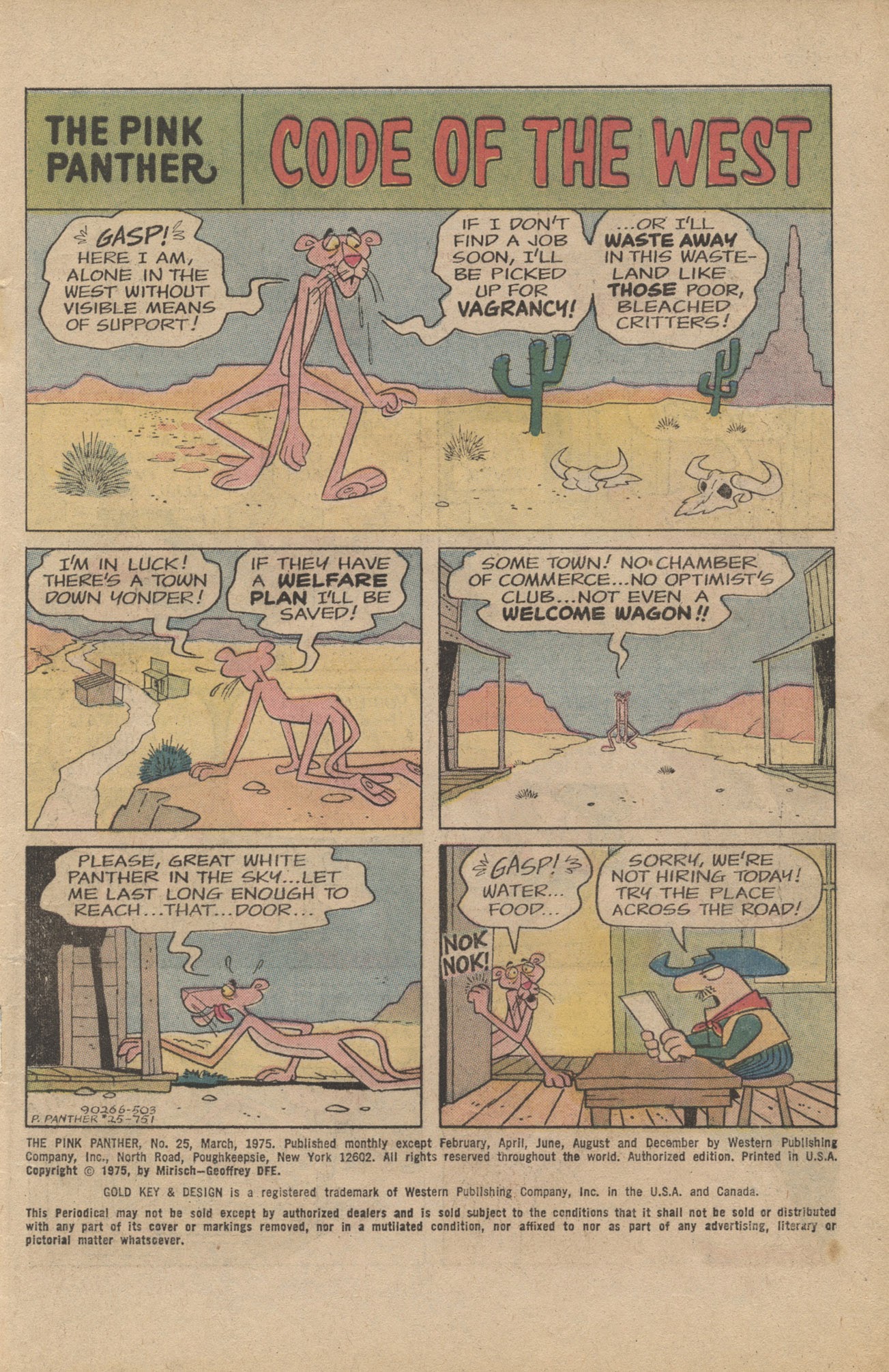 Read online The Pink Panther (1971) comic -  Issue #25 - 3