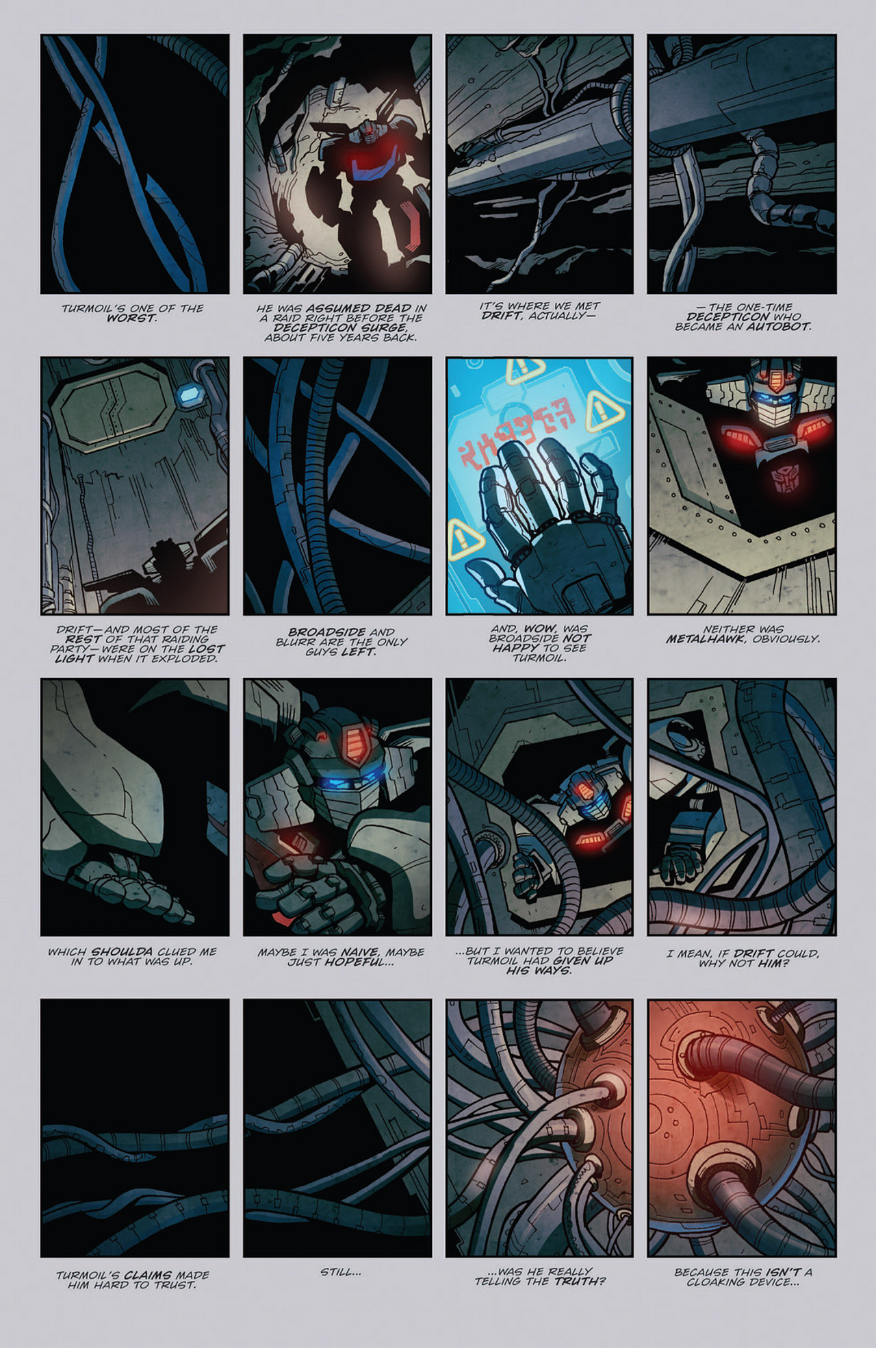 Read online Transformers: Robots In Disguise (2012) comic -  Issue #7 - 9