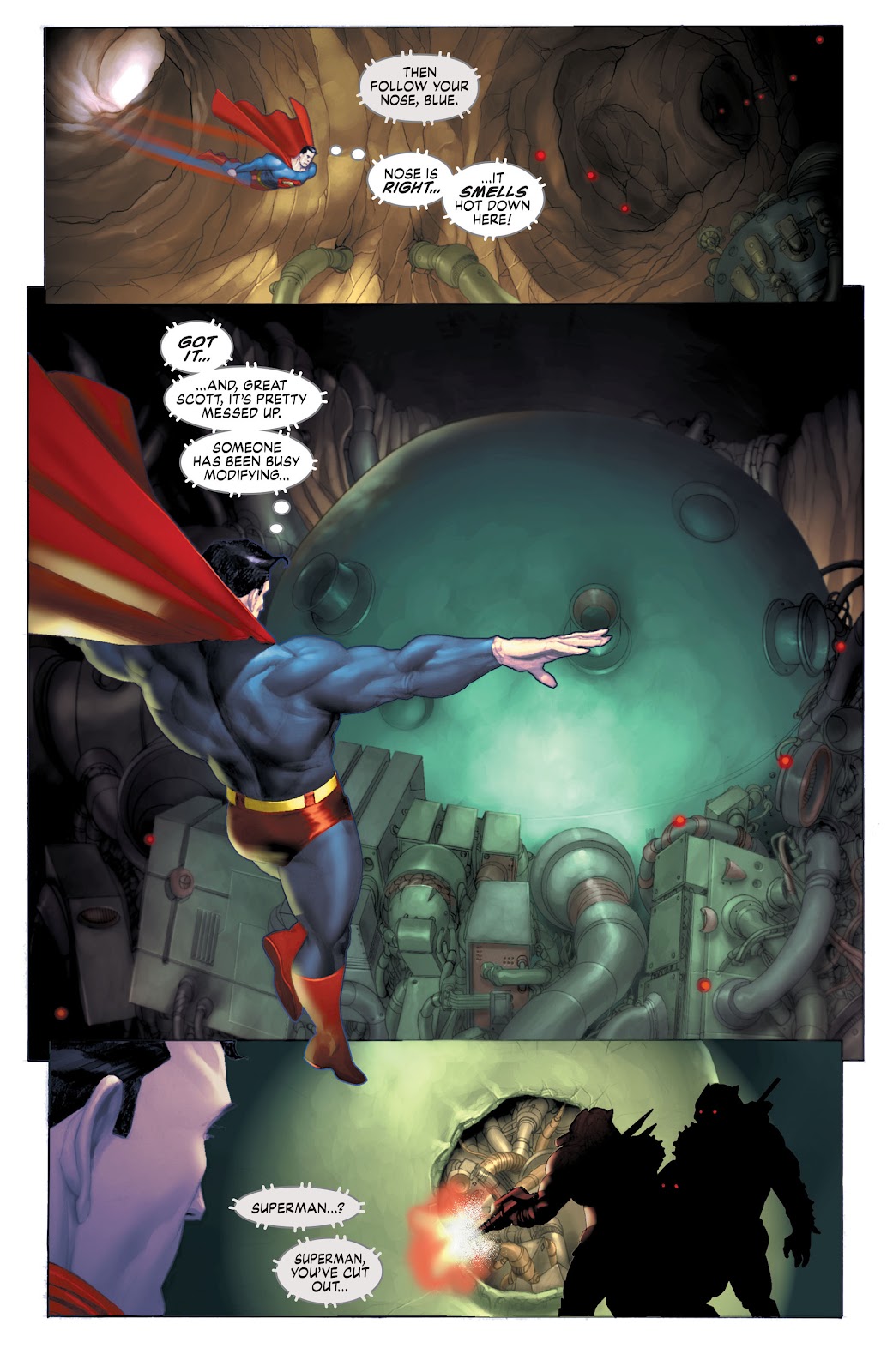 Superman and Batman Vs. Aliens and Predator issue 1 - Page 12