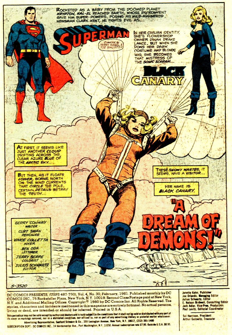 Read online DC Comics Presents comic -  Issue #30 - 2