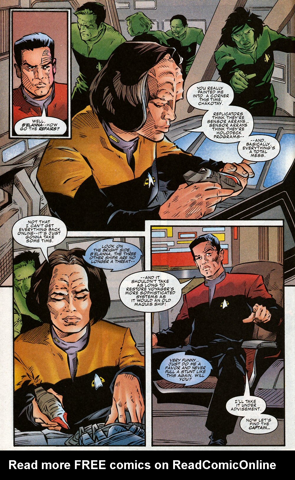 Read online Star Trek: Voyager comic -  Issue #8 - 12