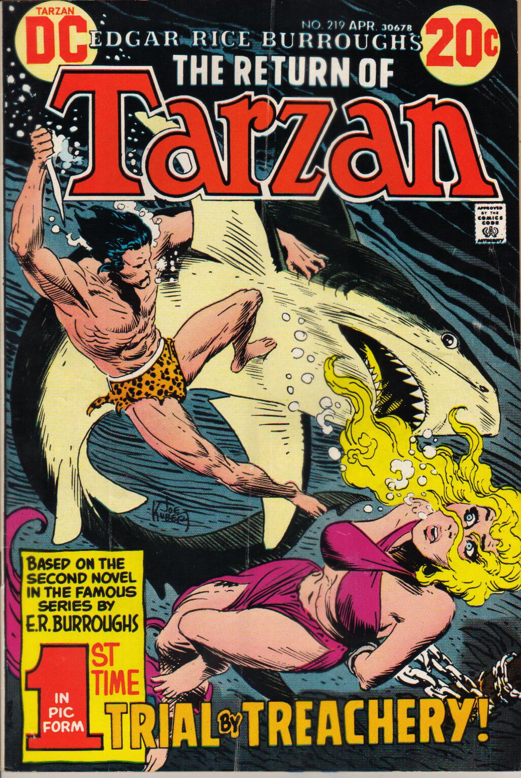 Read online Tarzan (1972) comic -  Issue #219 - 1