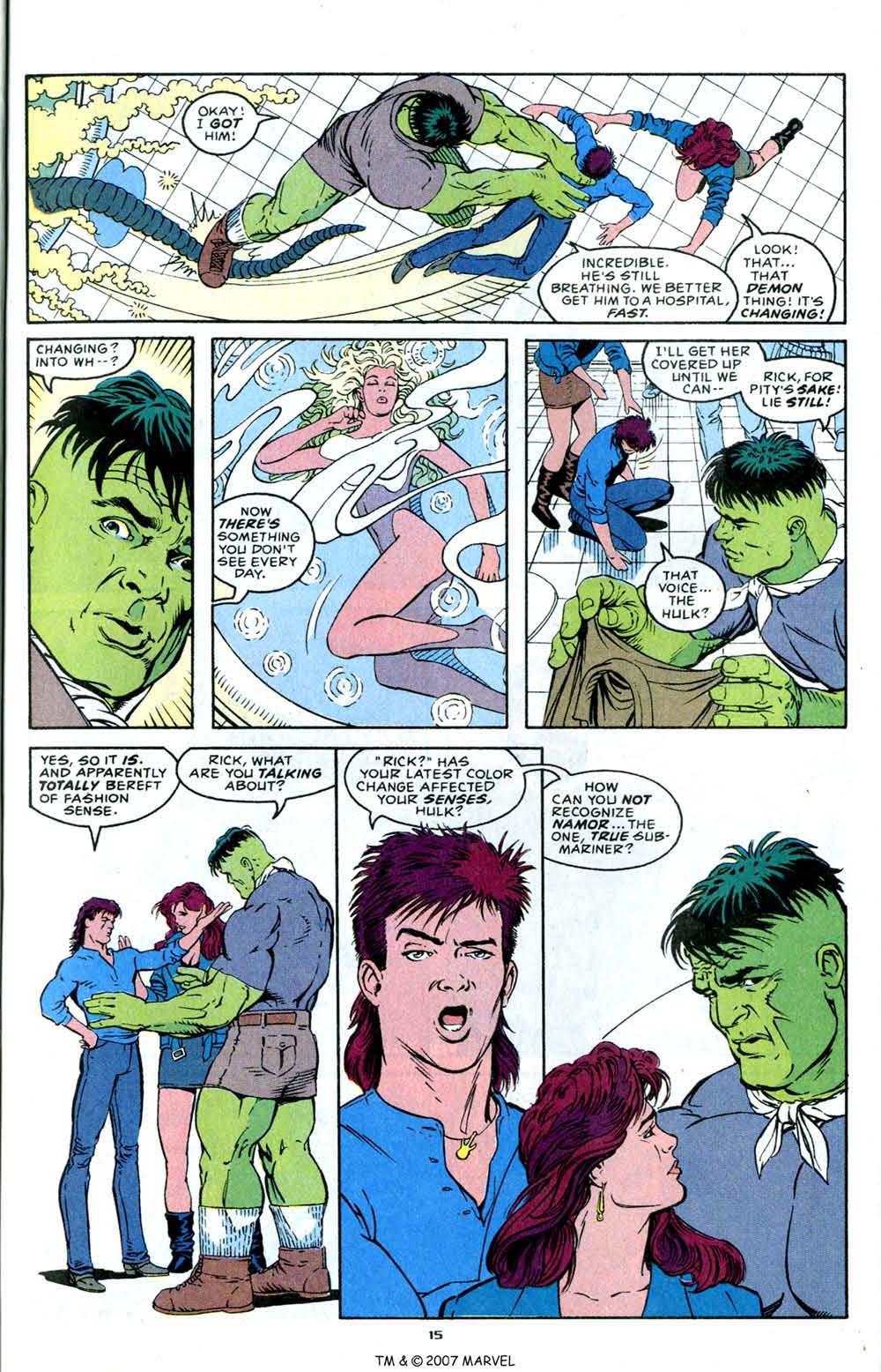 Read online The Incredible Hulk Annual comic -  Issue #18 - 17