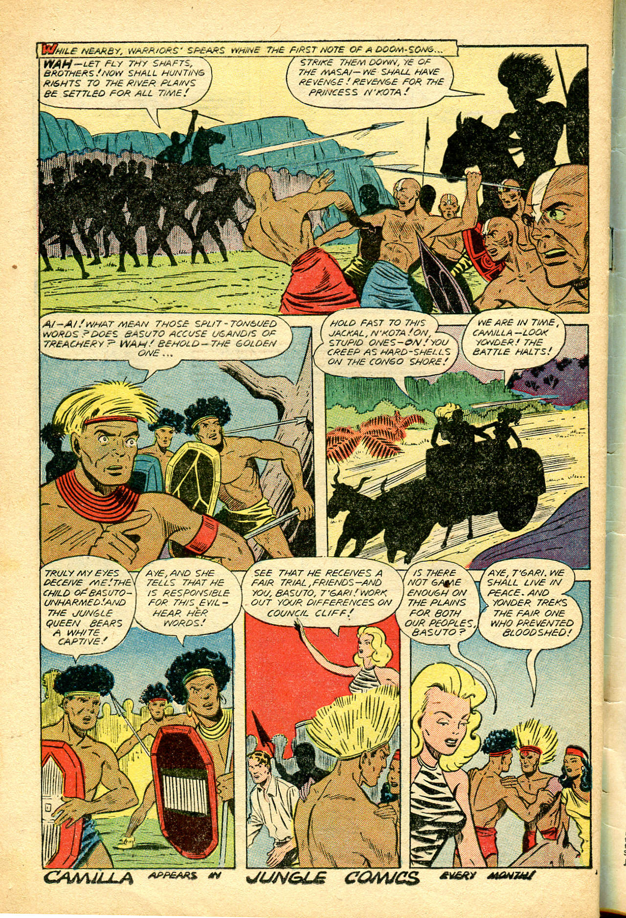 Read online Jungle Comics comic -  Issue #115 - 50