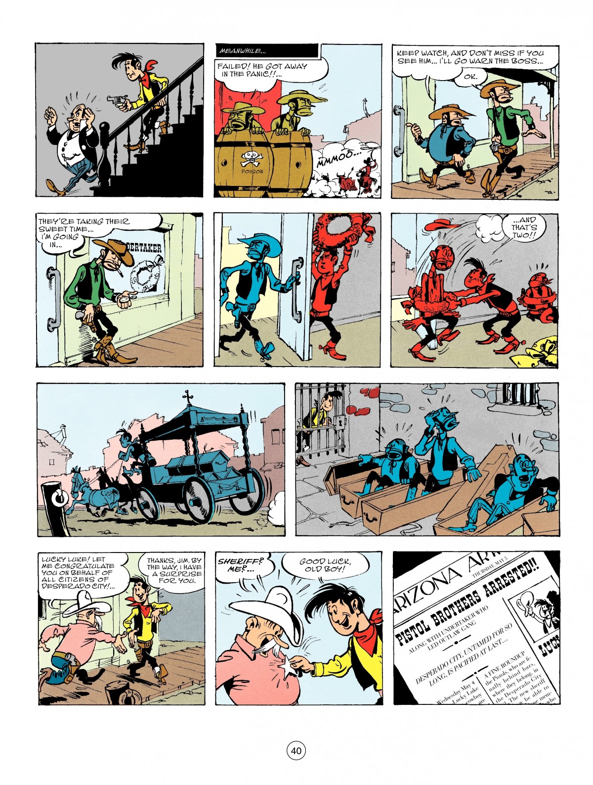 Read online A Lucky Luke Adventure comic -  Issue #54 - 40