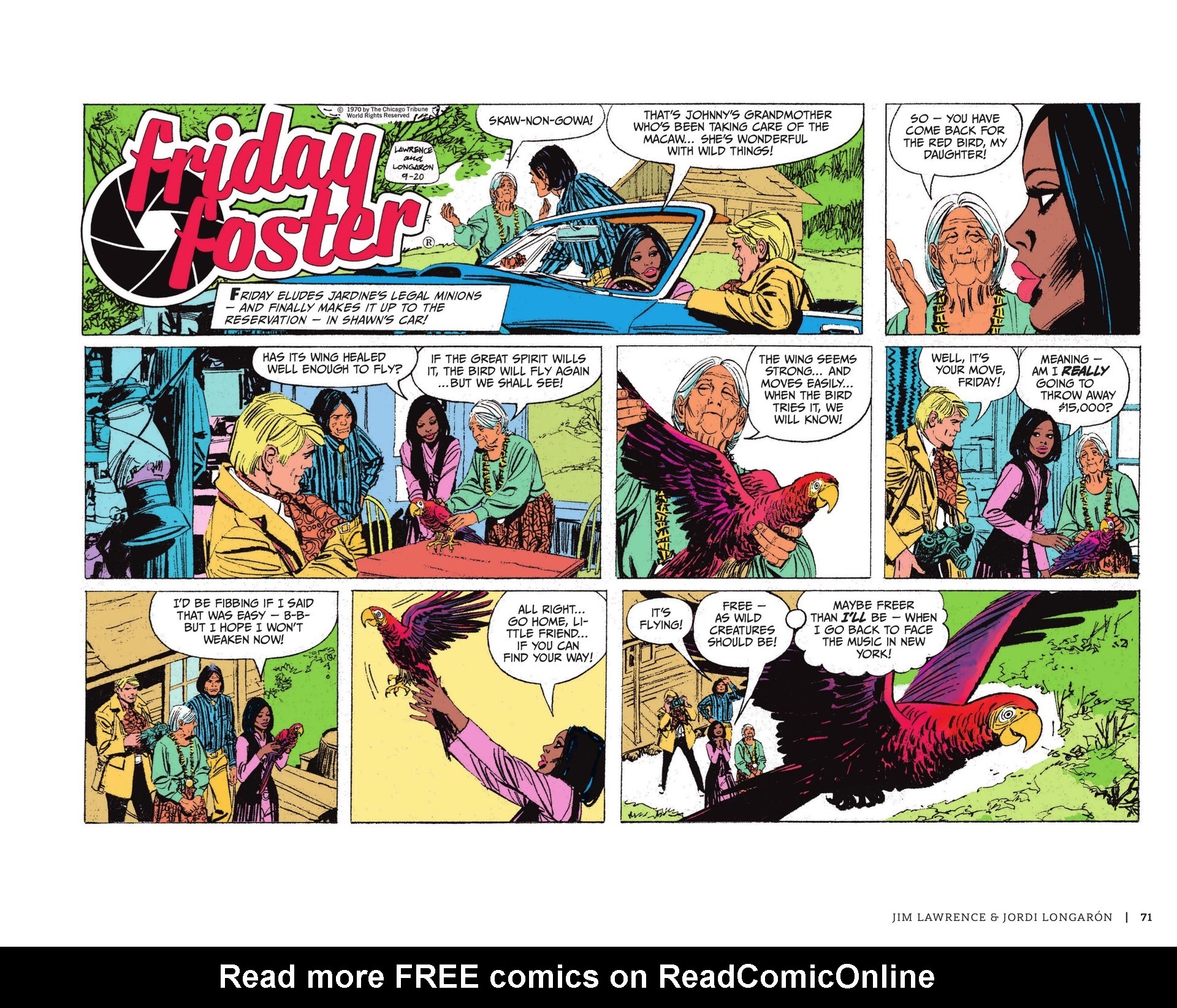 Read online Friday Foster: The Sunday Strips comic -  Issue # TPB (Part 1) - 72