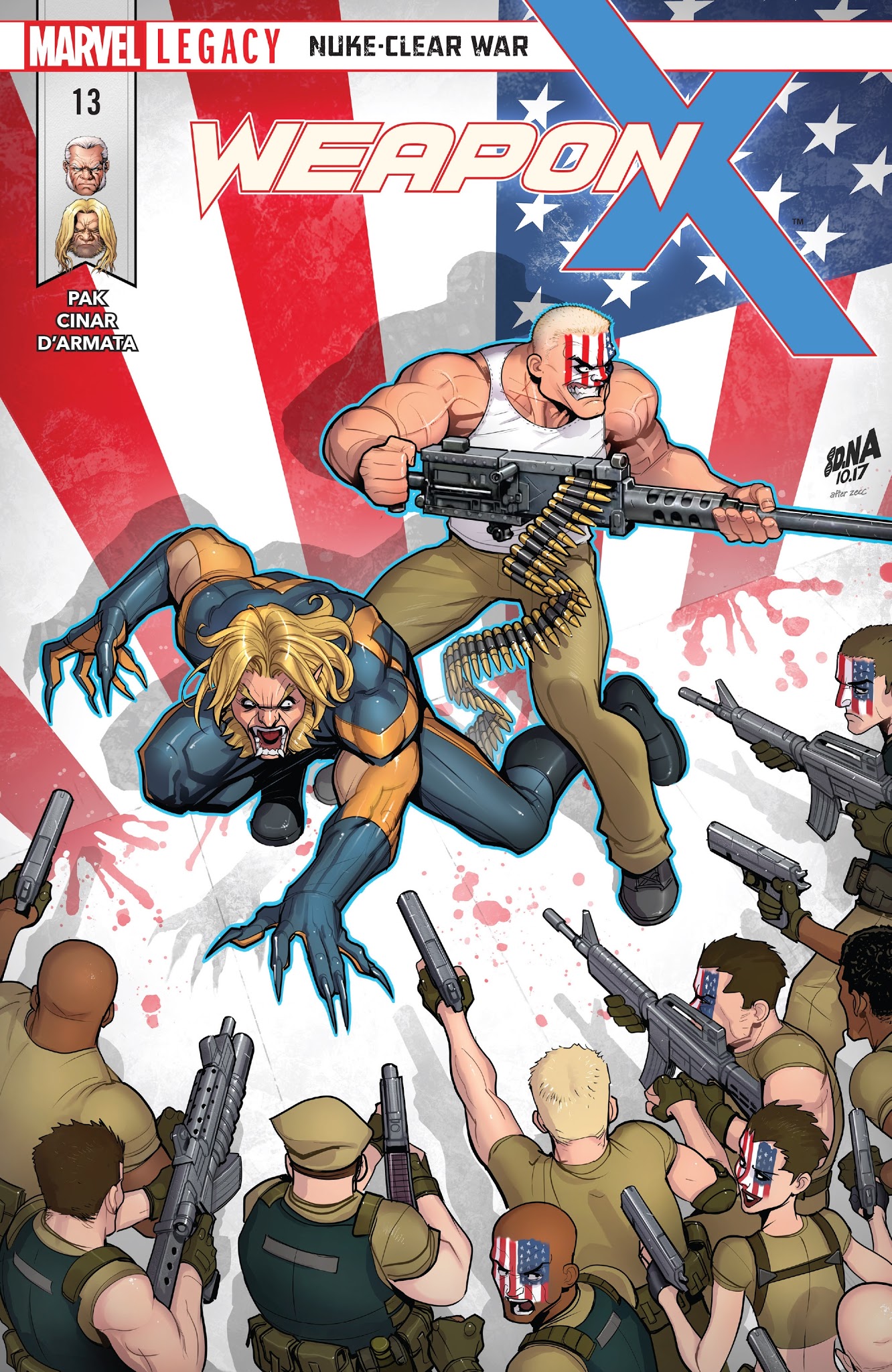 Read online Weapon X (2017) comic -  Issue #13 - 1