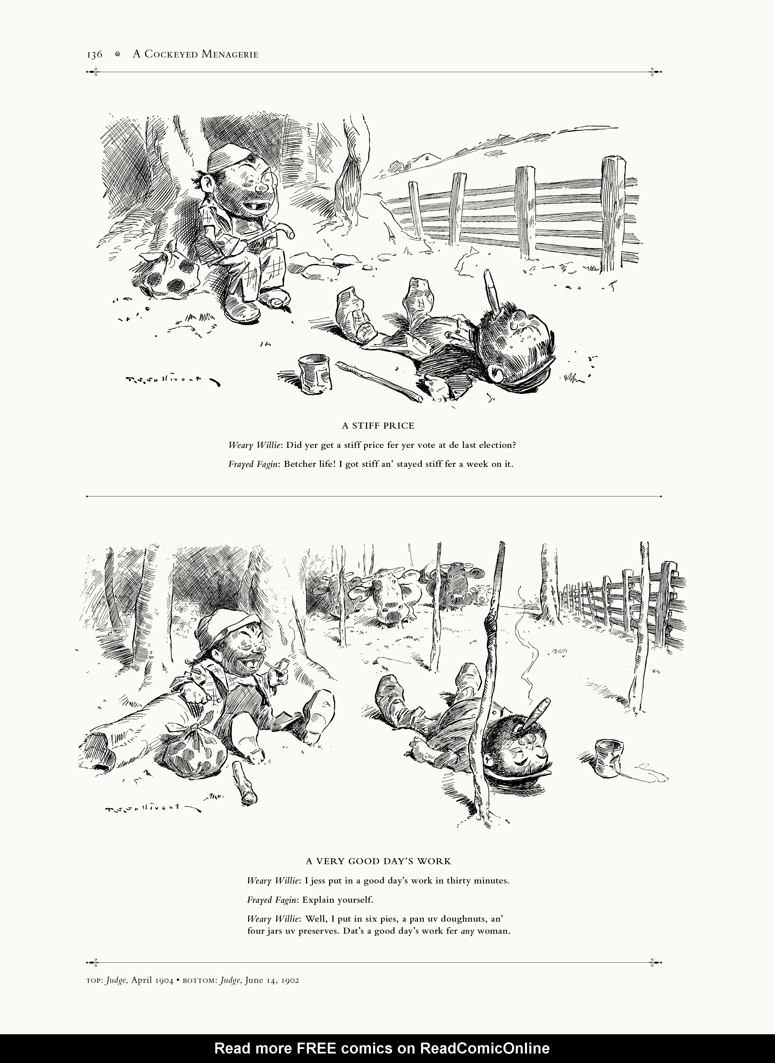 Read online A Cockeyed Menagerie: The Drawings of T.S. Sullivant comic -  Issue # TPB (Part 2) - 51
