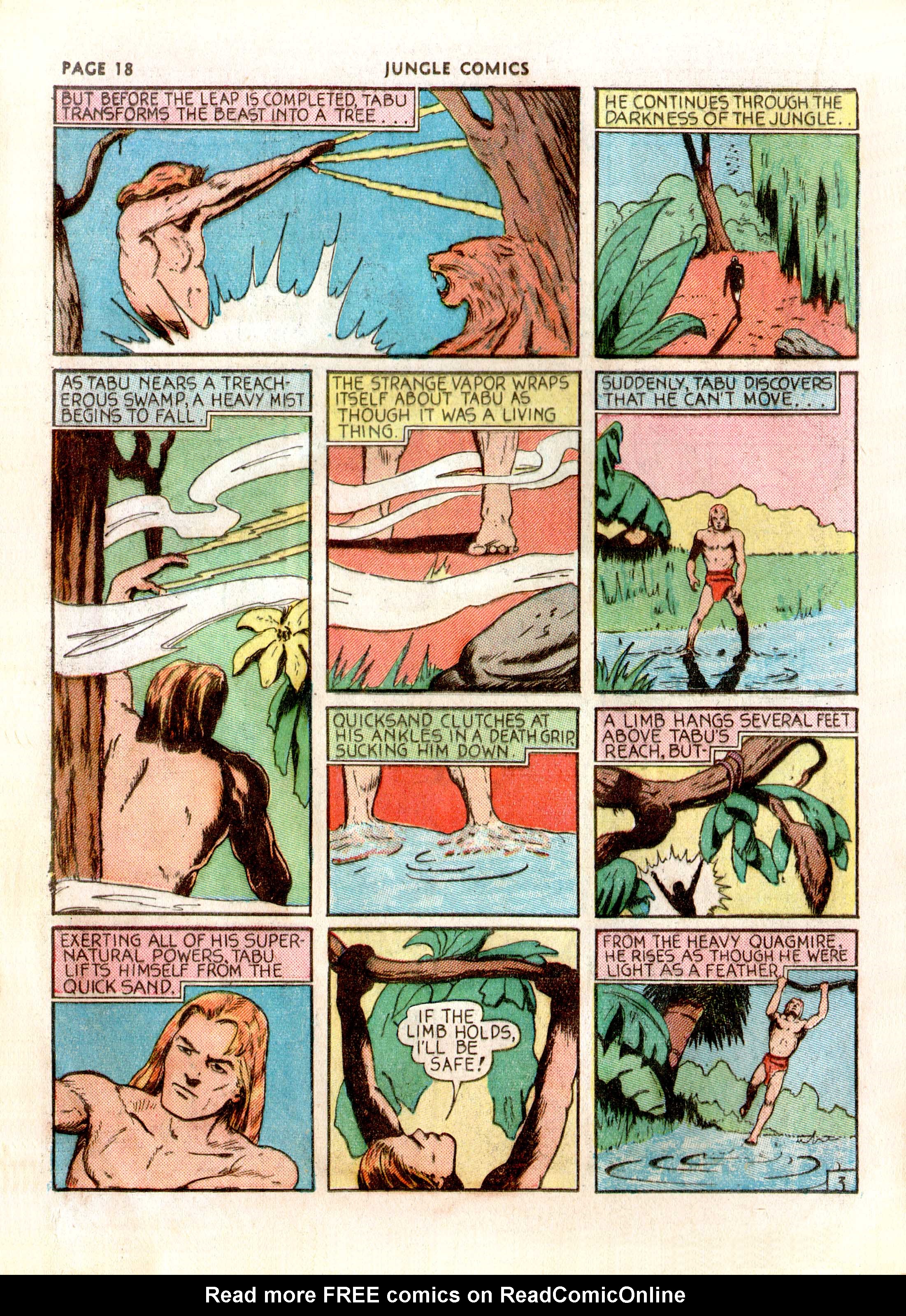 Read online Jungle Comics comic -  Issue #5 - 21