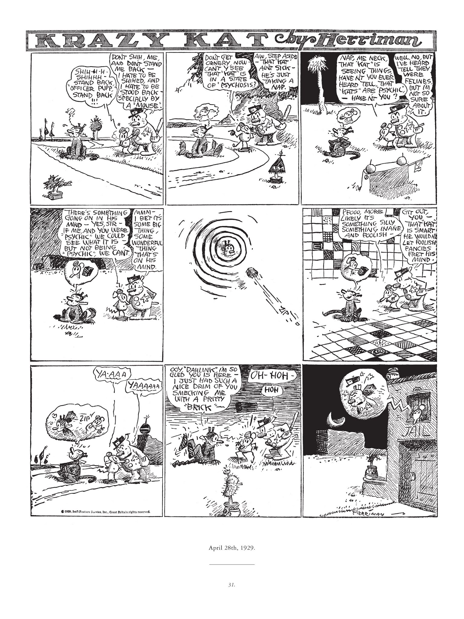 Read online Krazy & Ignatz comic -  Issue # TPB 6 - 29