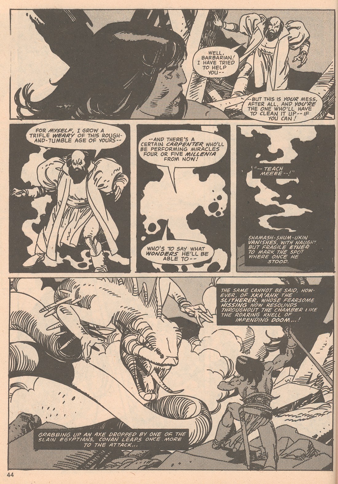 Read online The Savage Sword Of Conan comic -  Issue #65 - 44
