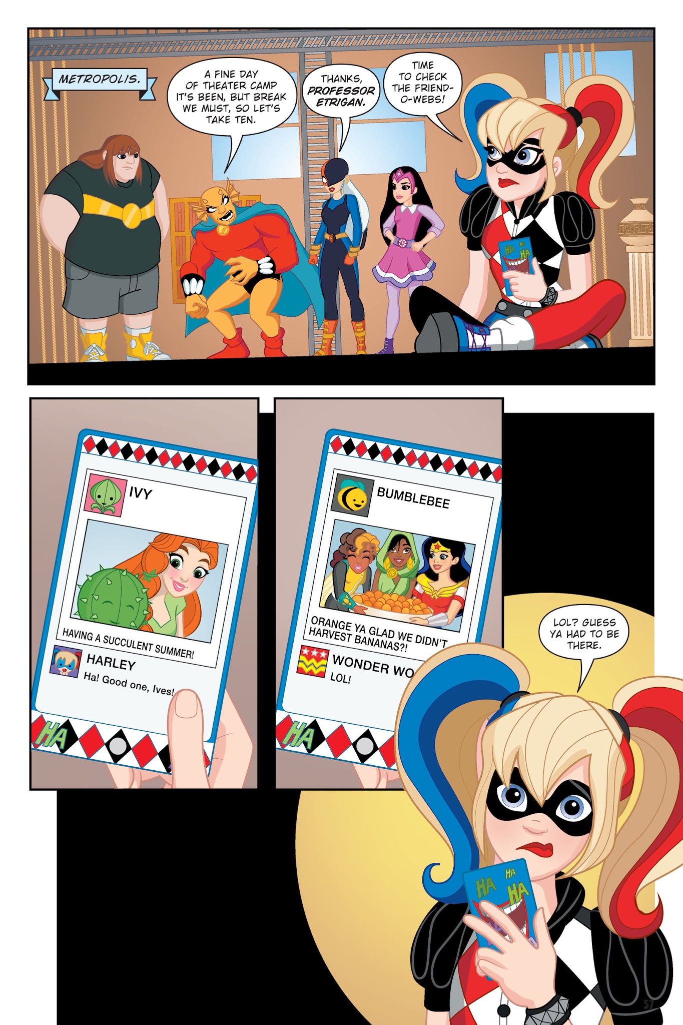 Read online DC Super Hero Girls: Summer Olympus comic -  Issue # TPB - 55