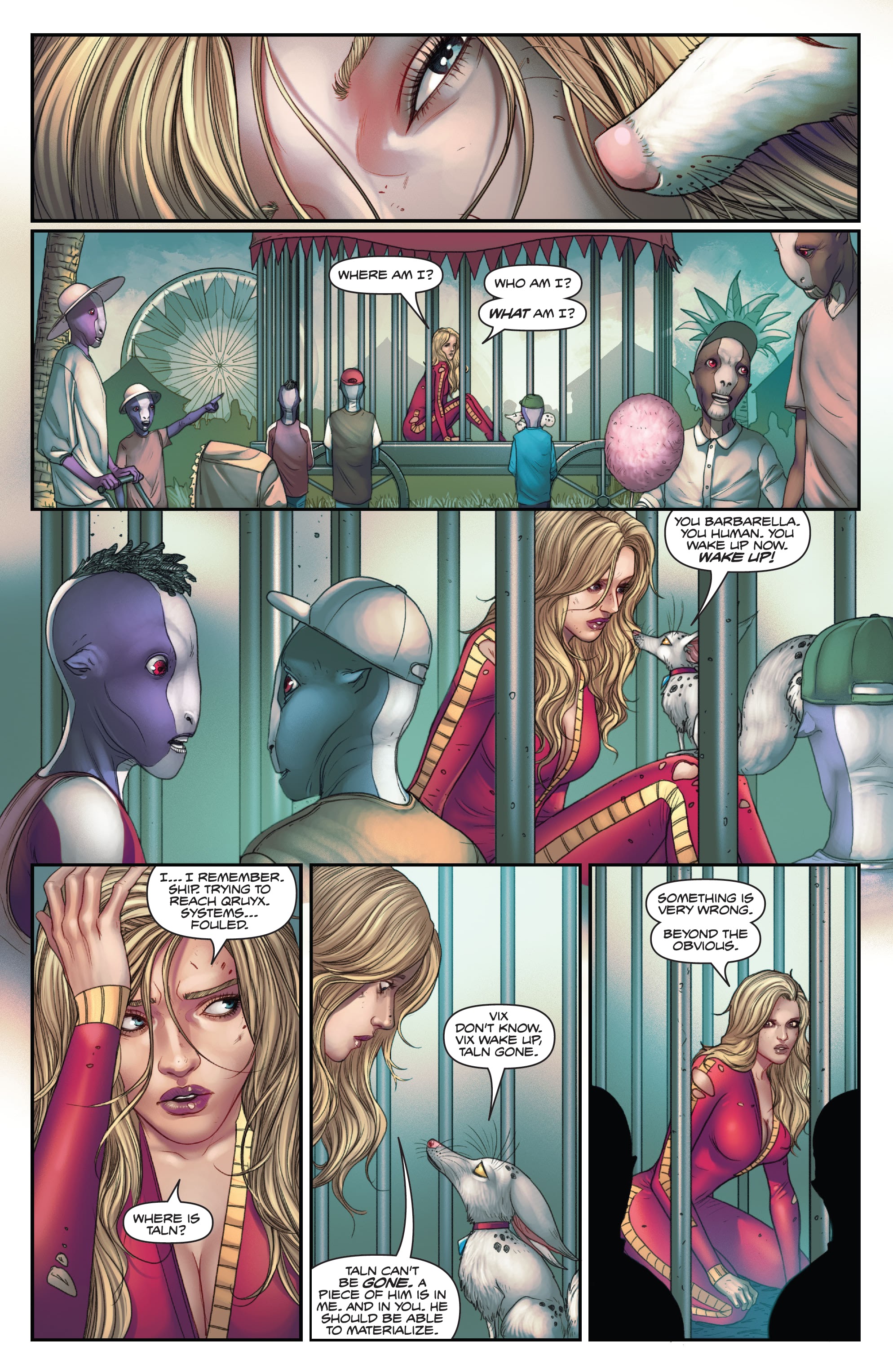 Read online Barbarella (2021) comic -  Issue #7 - 8