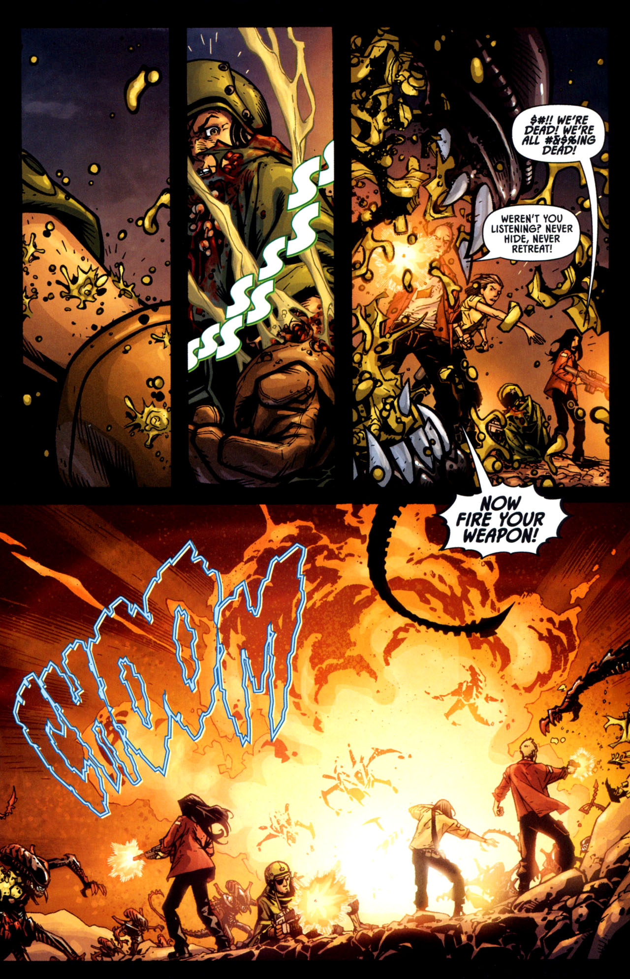 Read online Aliens (2009) comic -  Issue #4 - 17