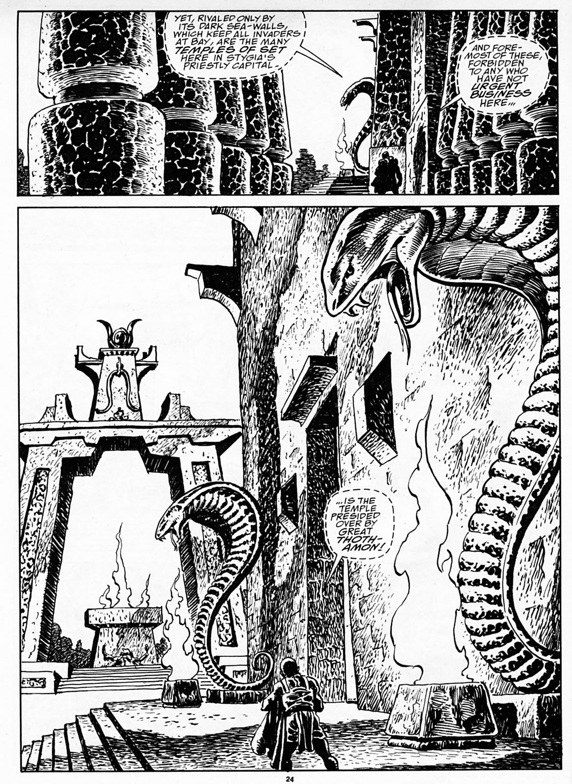 Read online The Savage Sword Of Conan comic -  Issue #191 - 26