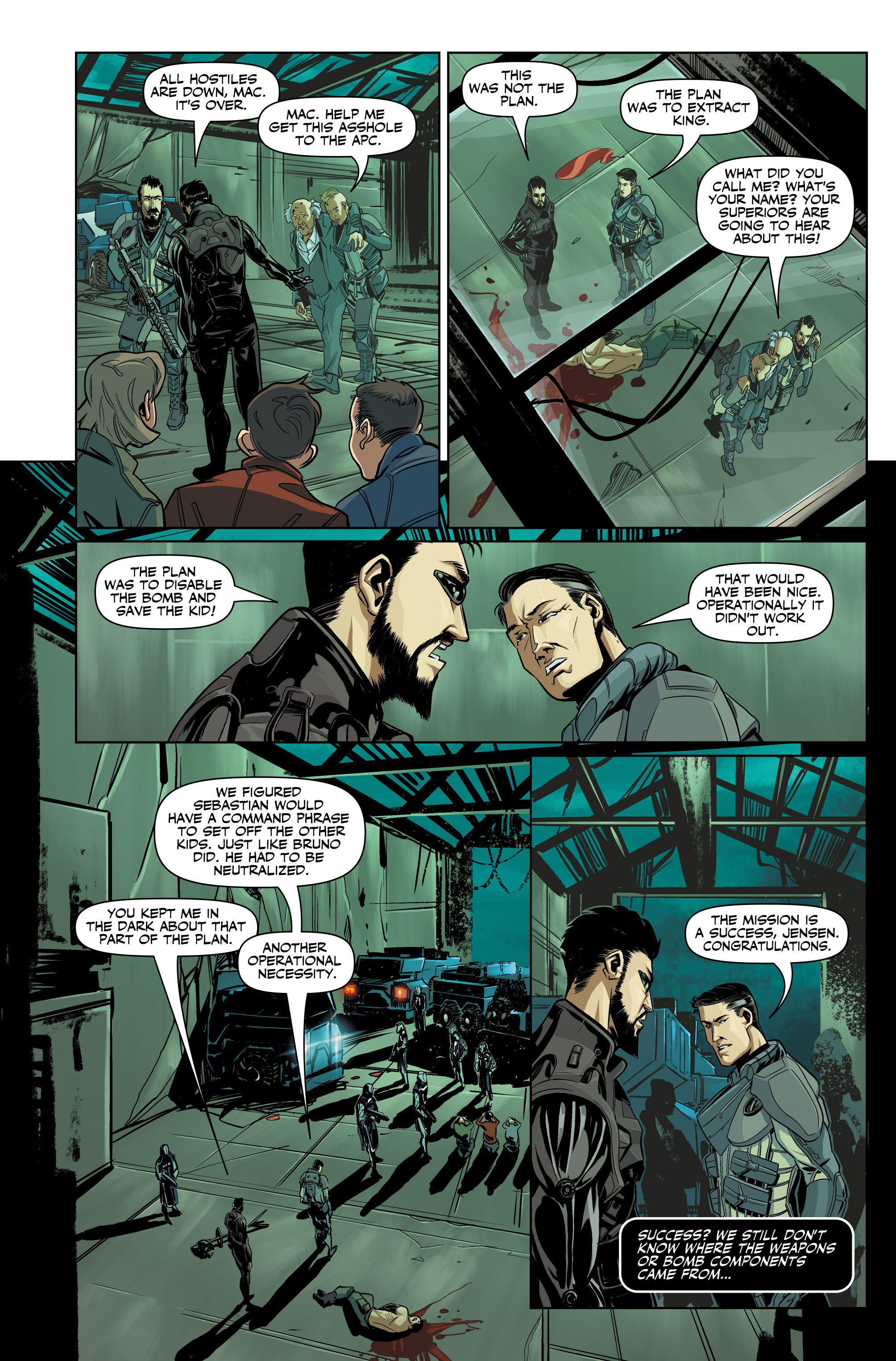Read online Deus Ex: Children's Crusade comic -  Issue #5 - 18