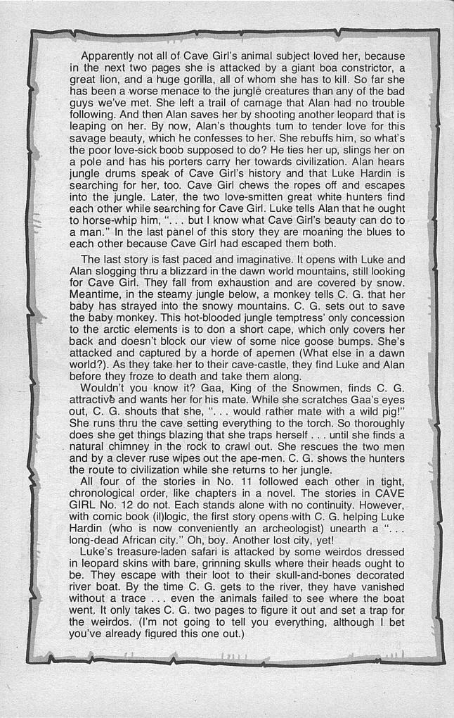 Read online Cave Girl comic -  Issue # Full - 18