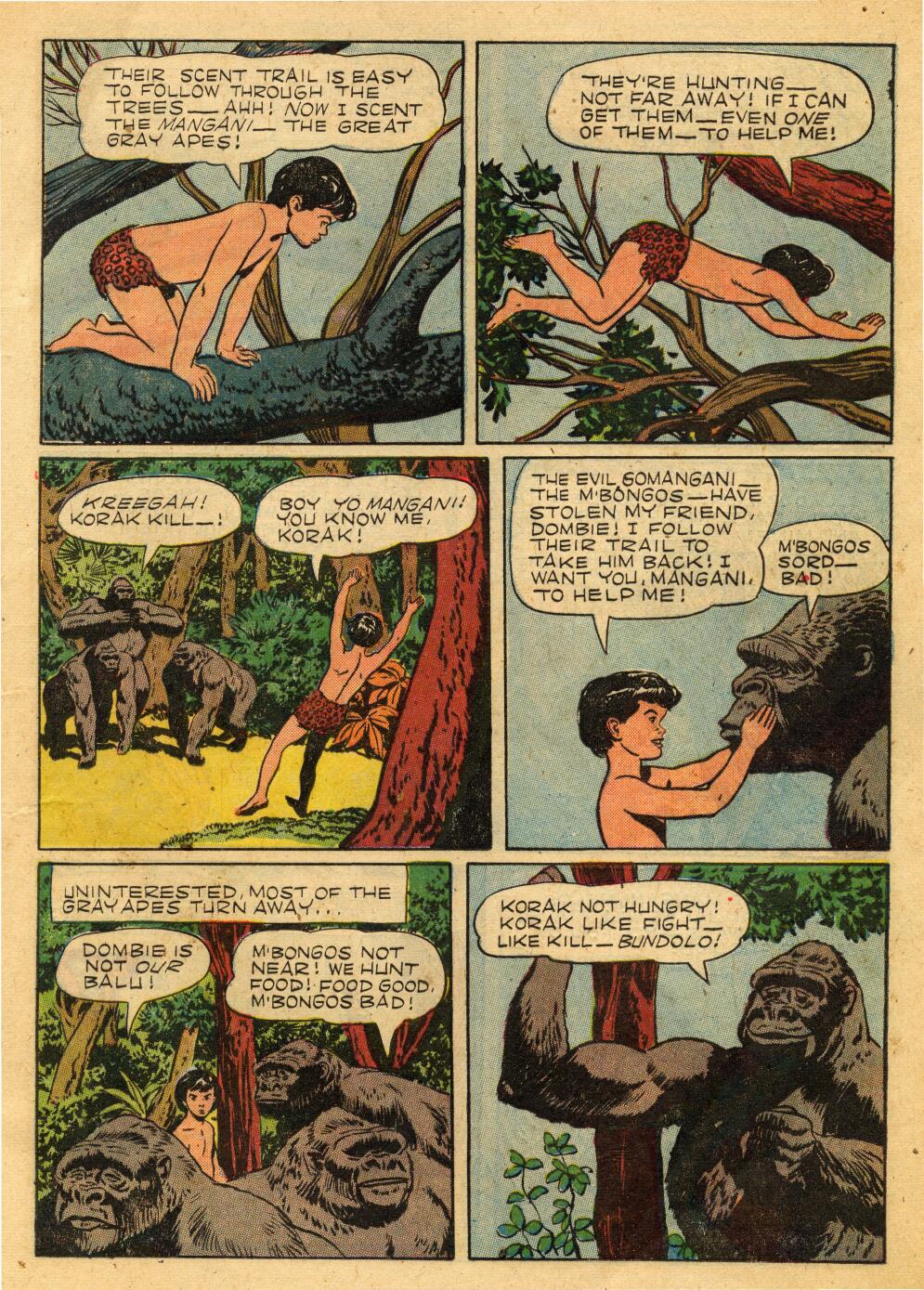 Read online Tarzan (1948) comic -  Issue #48 - 21