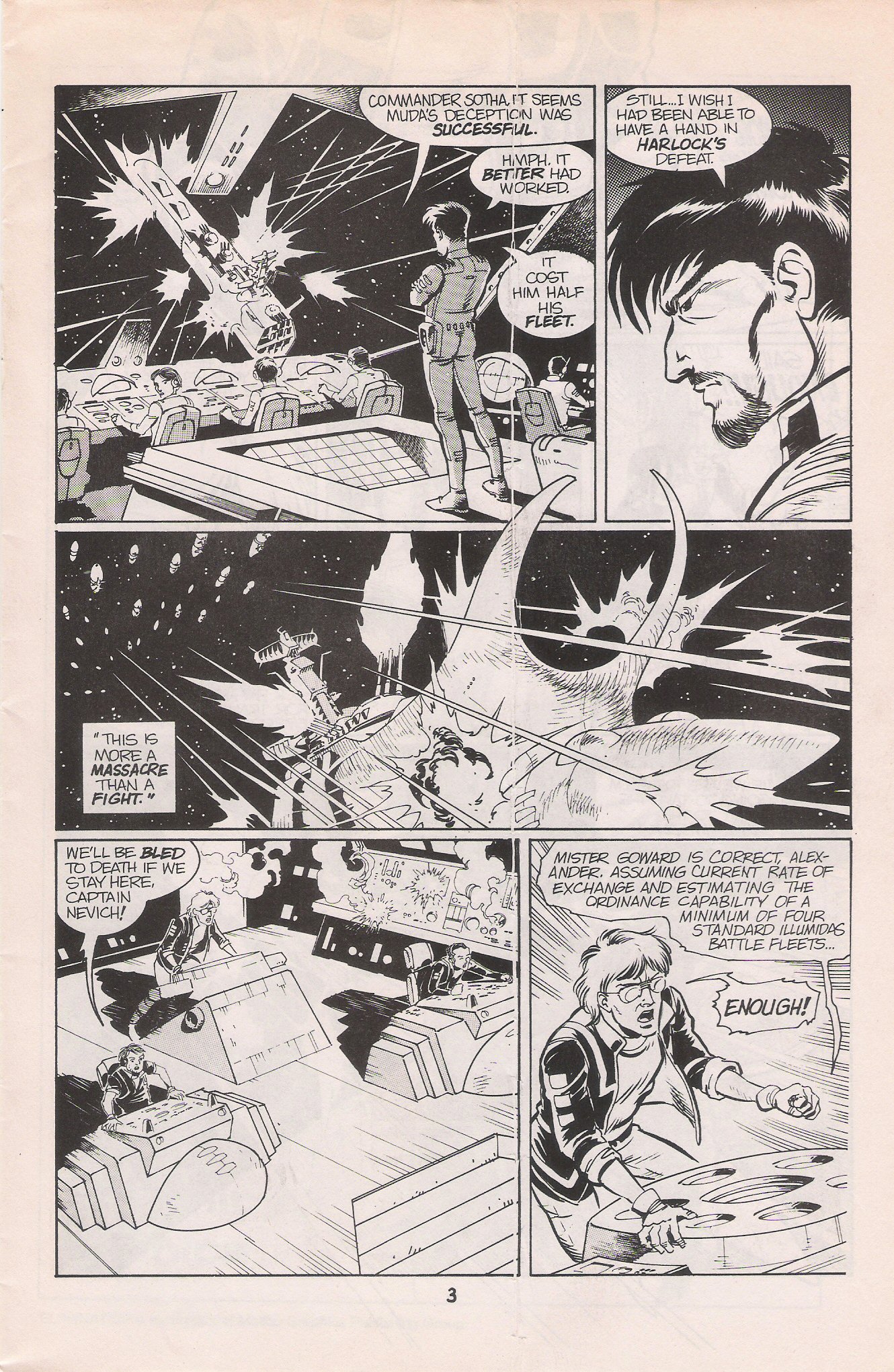 Read online Captain Harlock: Deathshadow Rising comic -  Issue #6 - 5