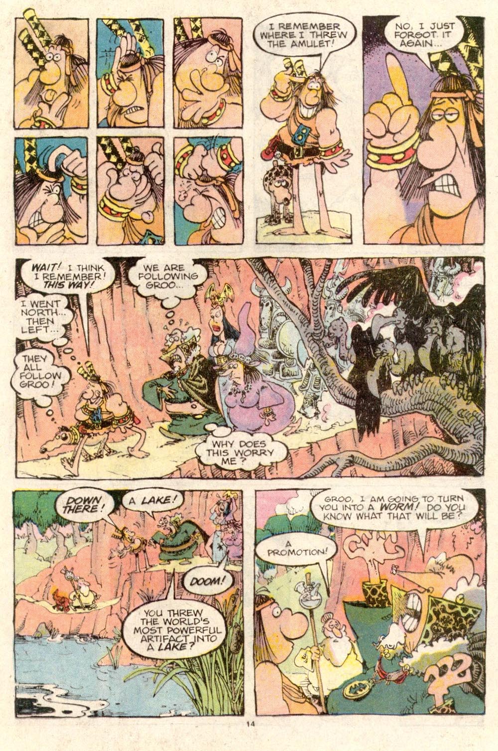Read online Sergio Aragonés Groo the Wanderer comic -  Issue #34 - 14