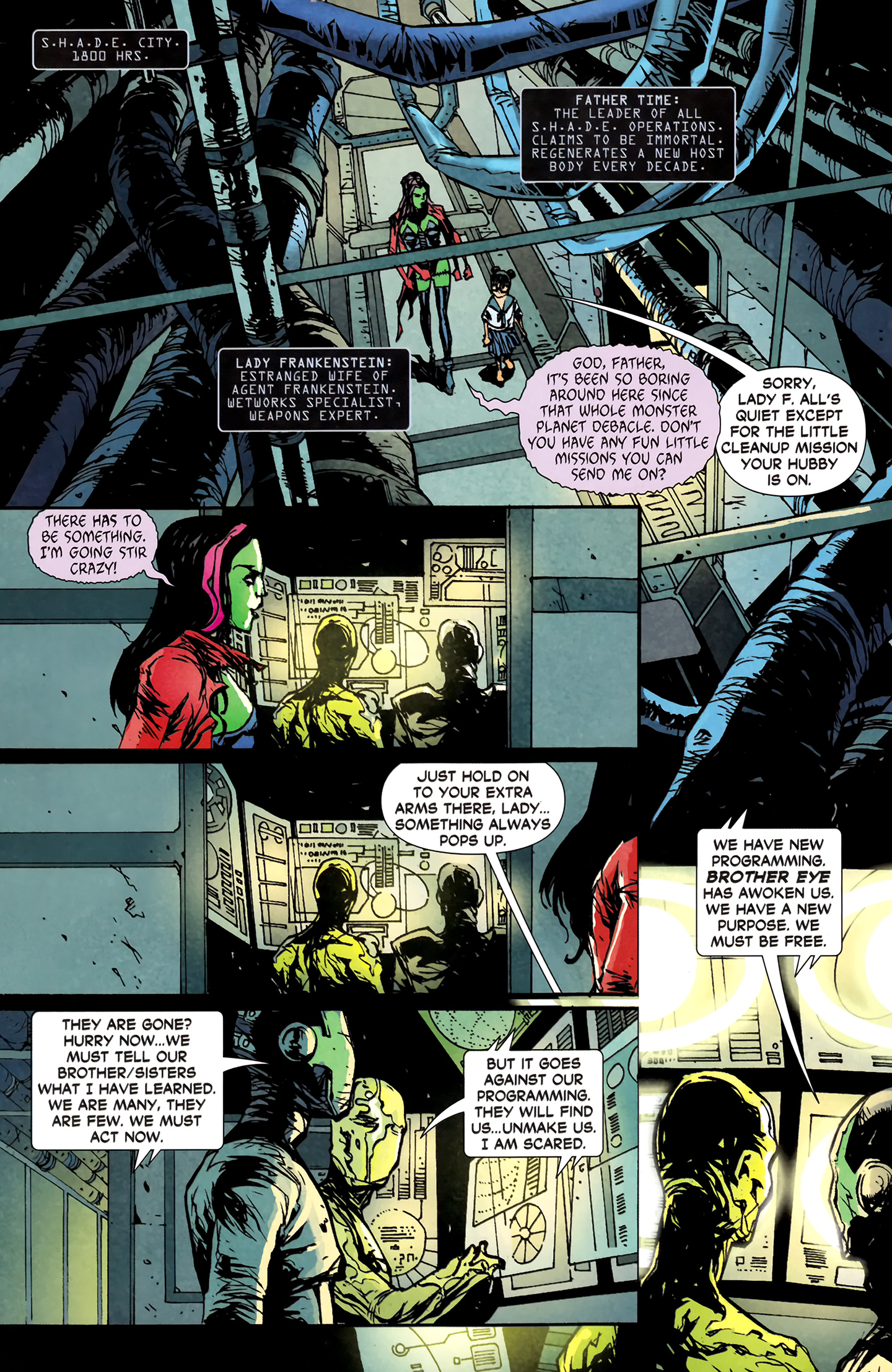Read online Frankenstein, Agent of S.H.A.D.E. comic -  Issue #6 - 10
