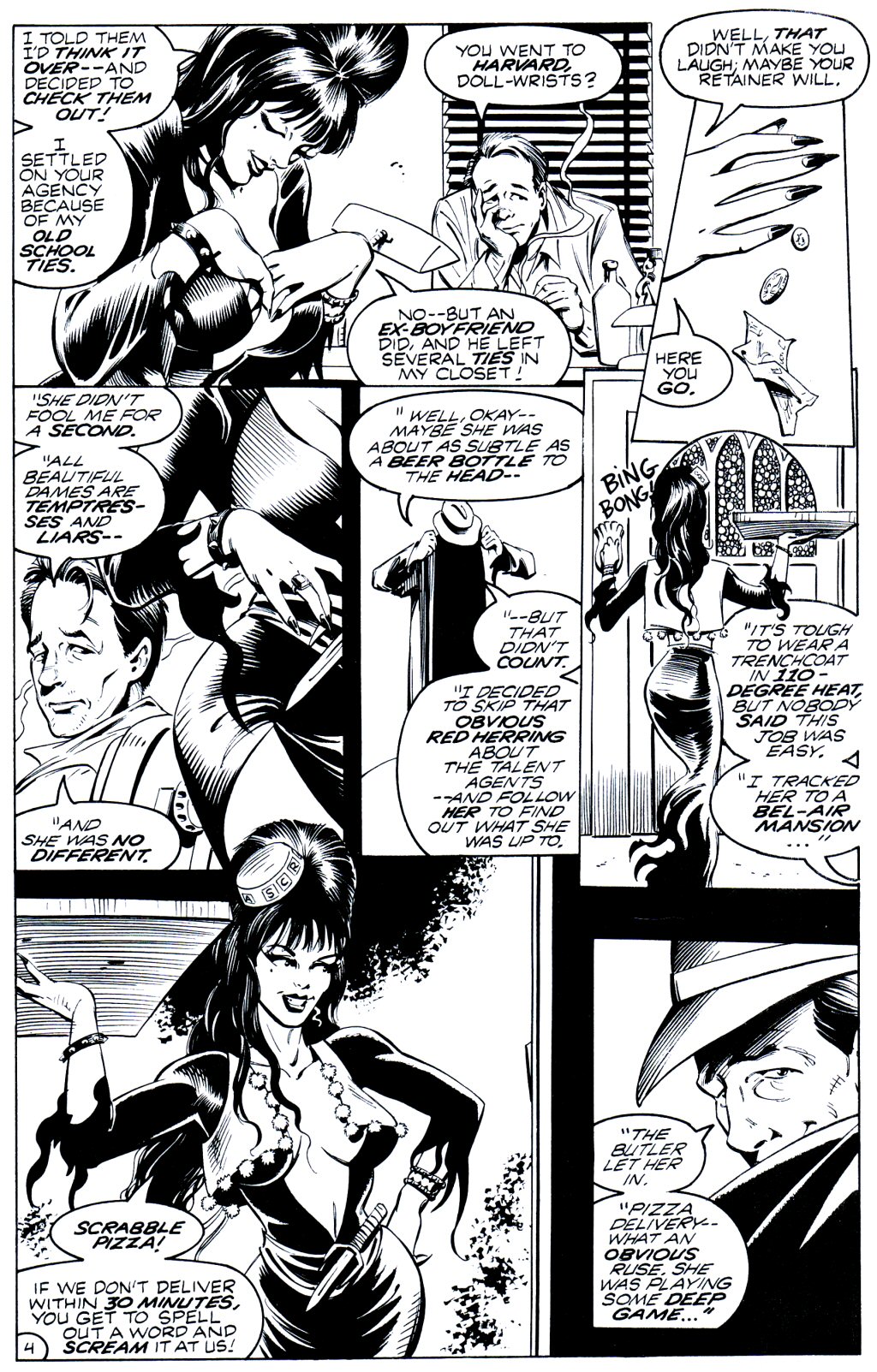 Read online Elvira, Mistress of the Dark comic -  Issue #9 - 26