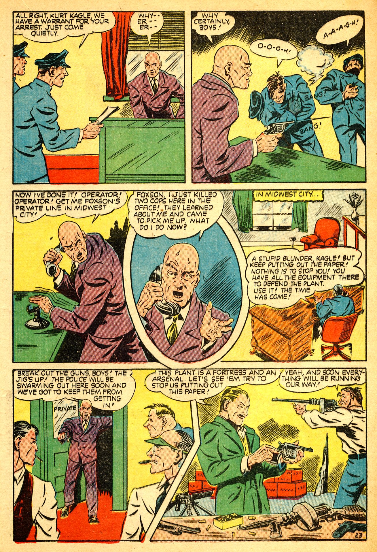 Read online Our Flag Comics comic -  Issue #2 - 24