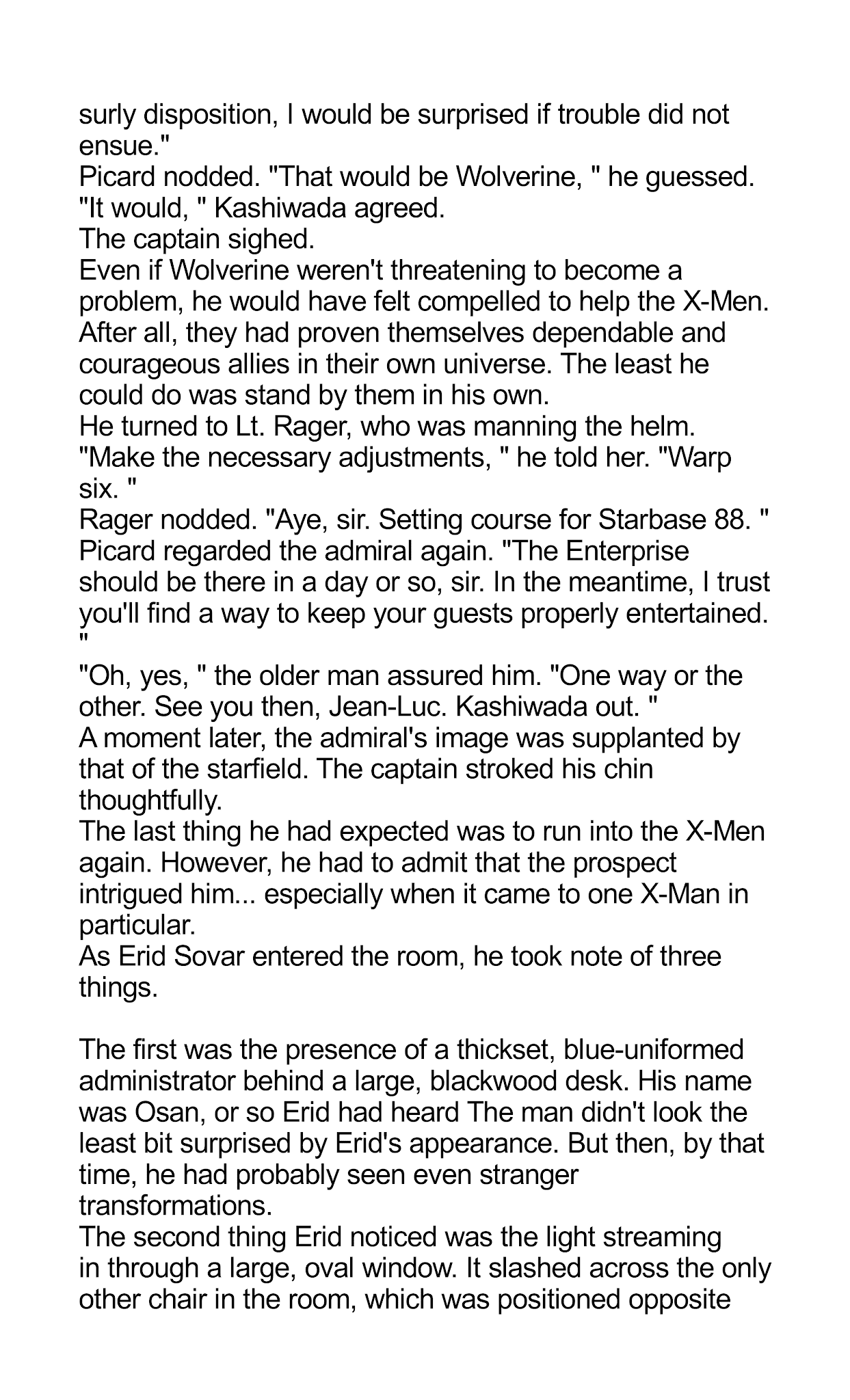 Read online Star Trek: The Next Generation/X-Men: Planet X comic -  Issue # TPB (Part 1) - 35