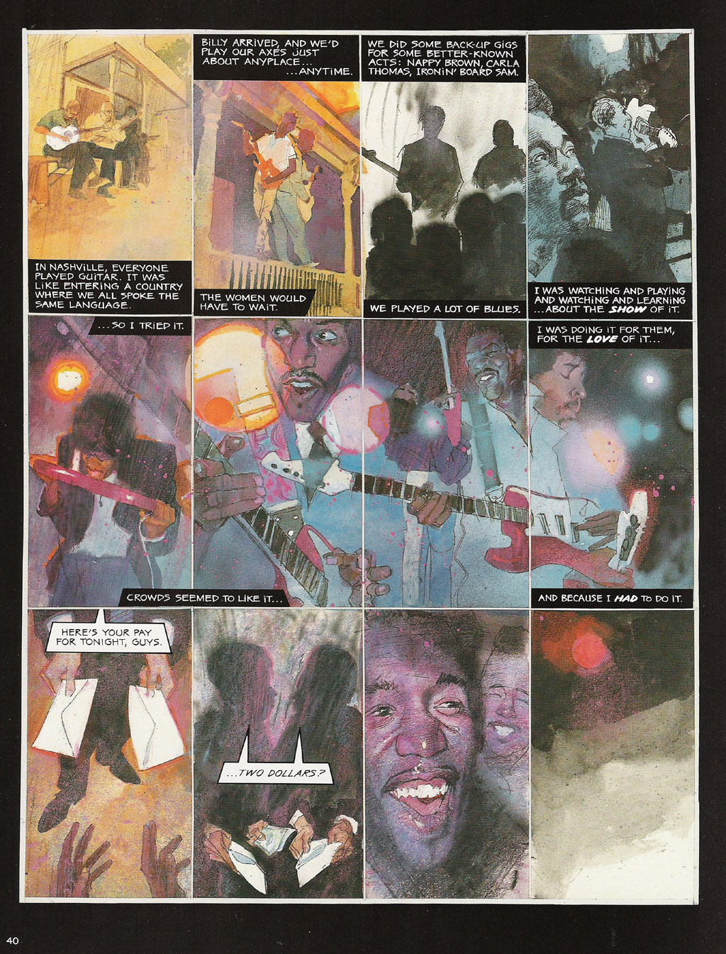 Read online Voodoo Child - The Illustrated Legend of Jimi Hendrix comic -  Issue # TPB - 43