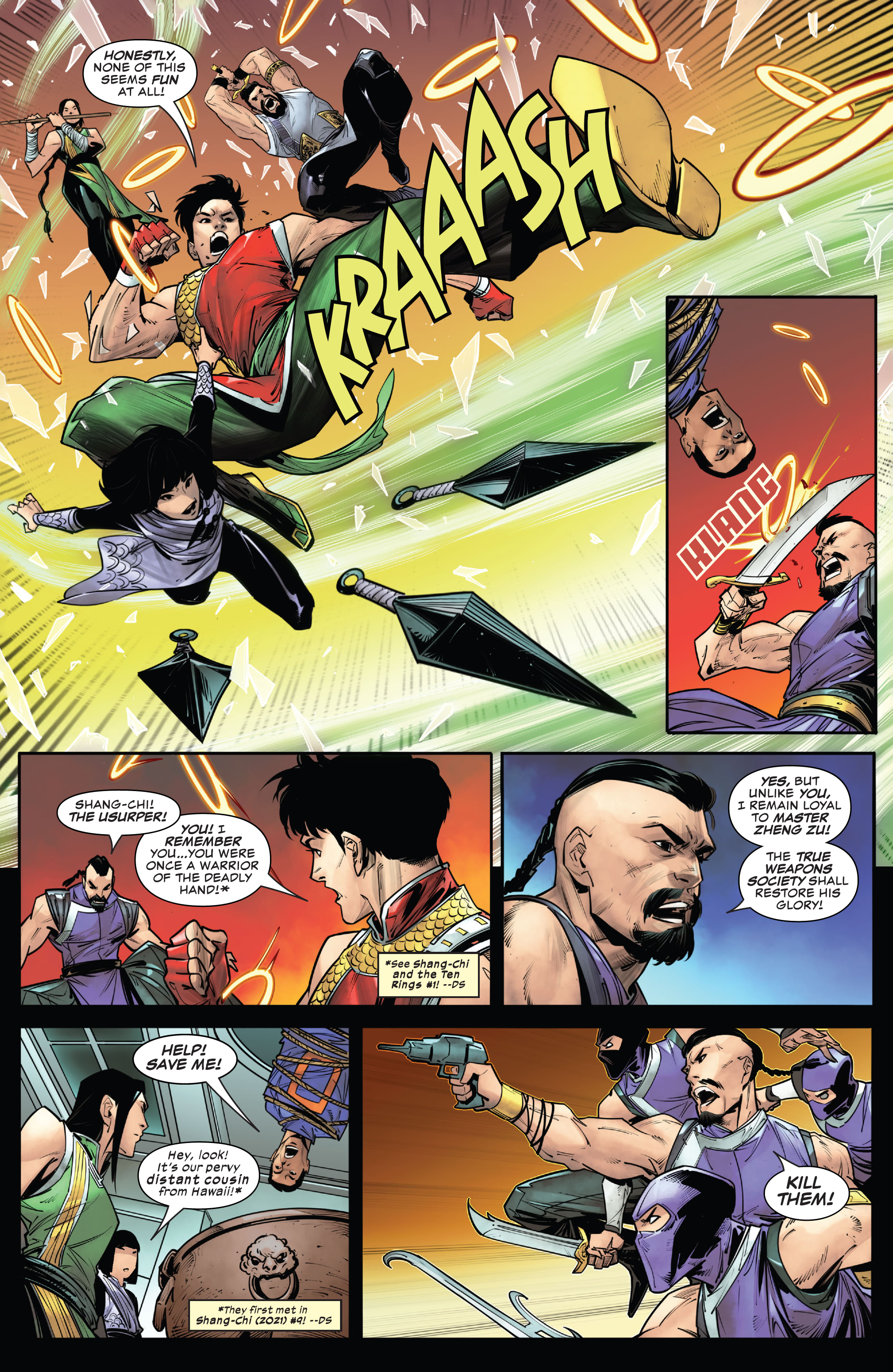Read online Shang-Chi: Master of the Ten Rings comic -  Issue #1 - 9