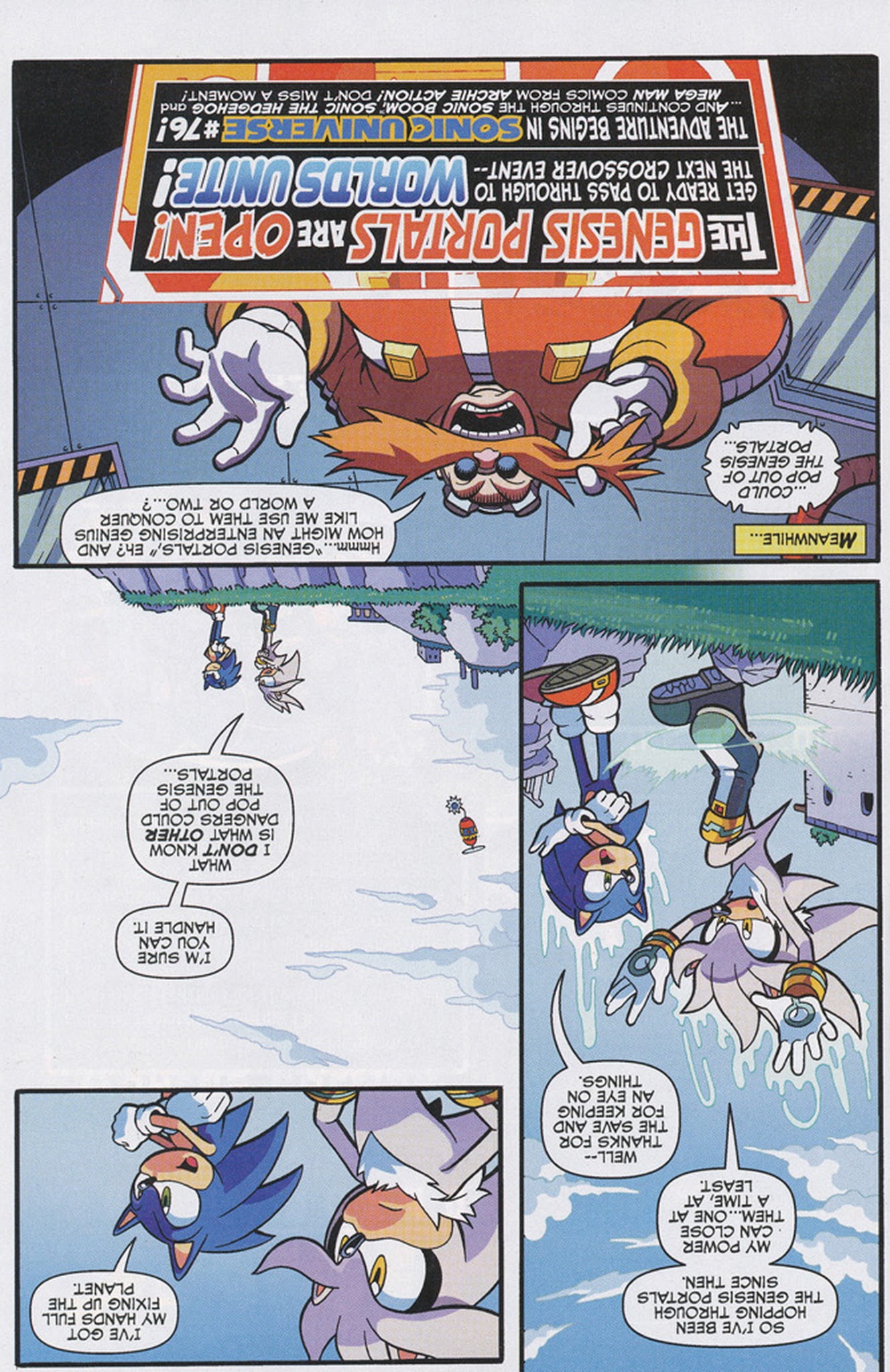 Read online Free Comic Book Day 2015 comic -  Issue # Sonic the Hedgehog - Mega Man Worlds Unite Prelude - 28