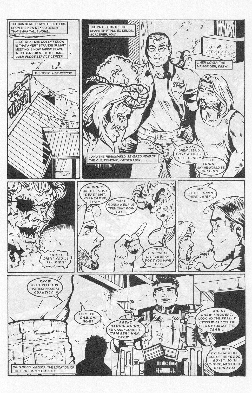 Read online Fangs of the Widow comic -  Issue #13 - 14
