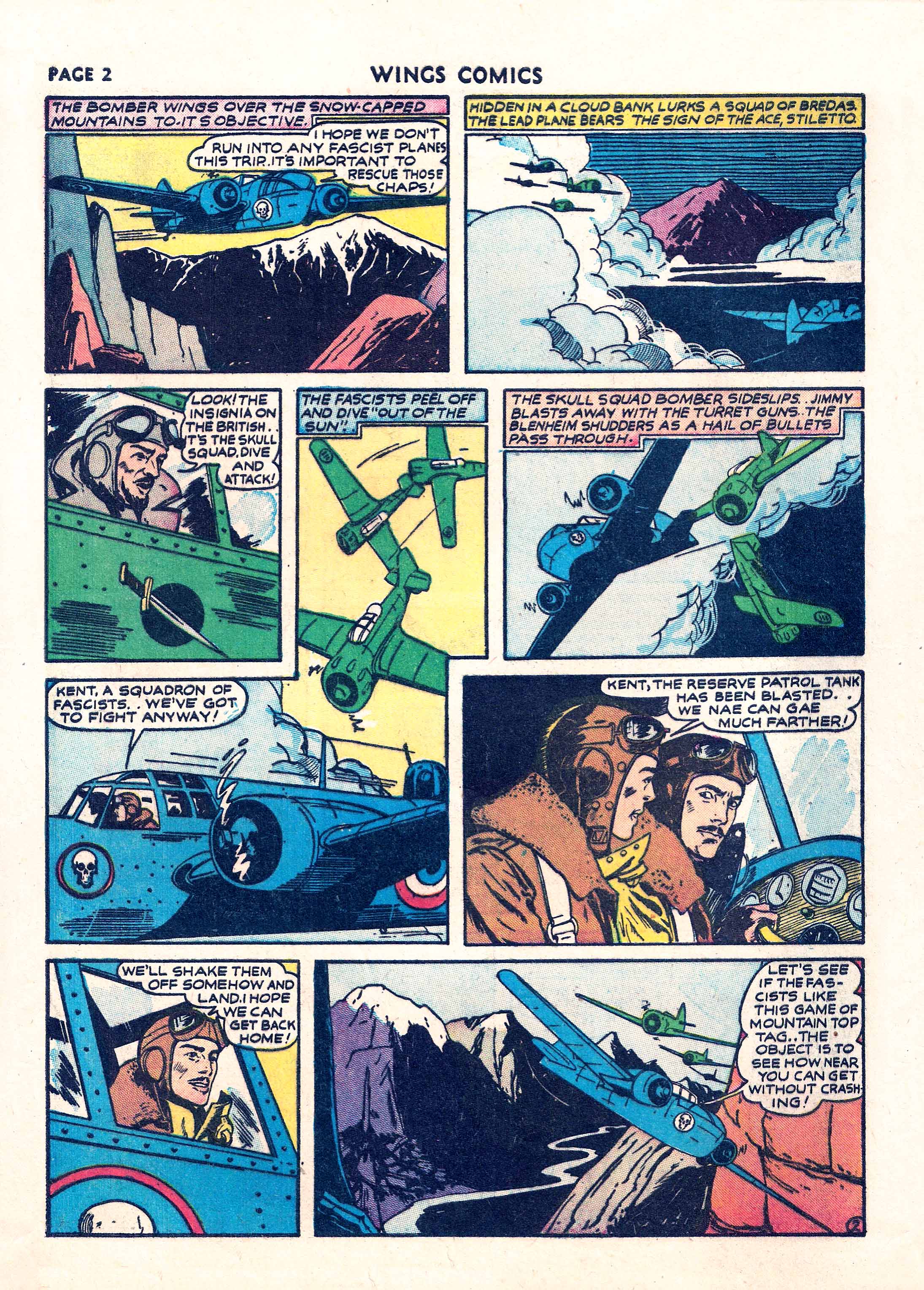 Read online Wings Comics comic -  Issue #9 - 4